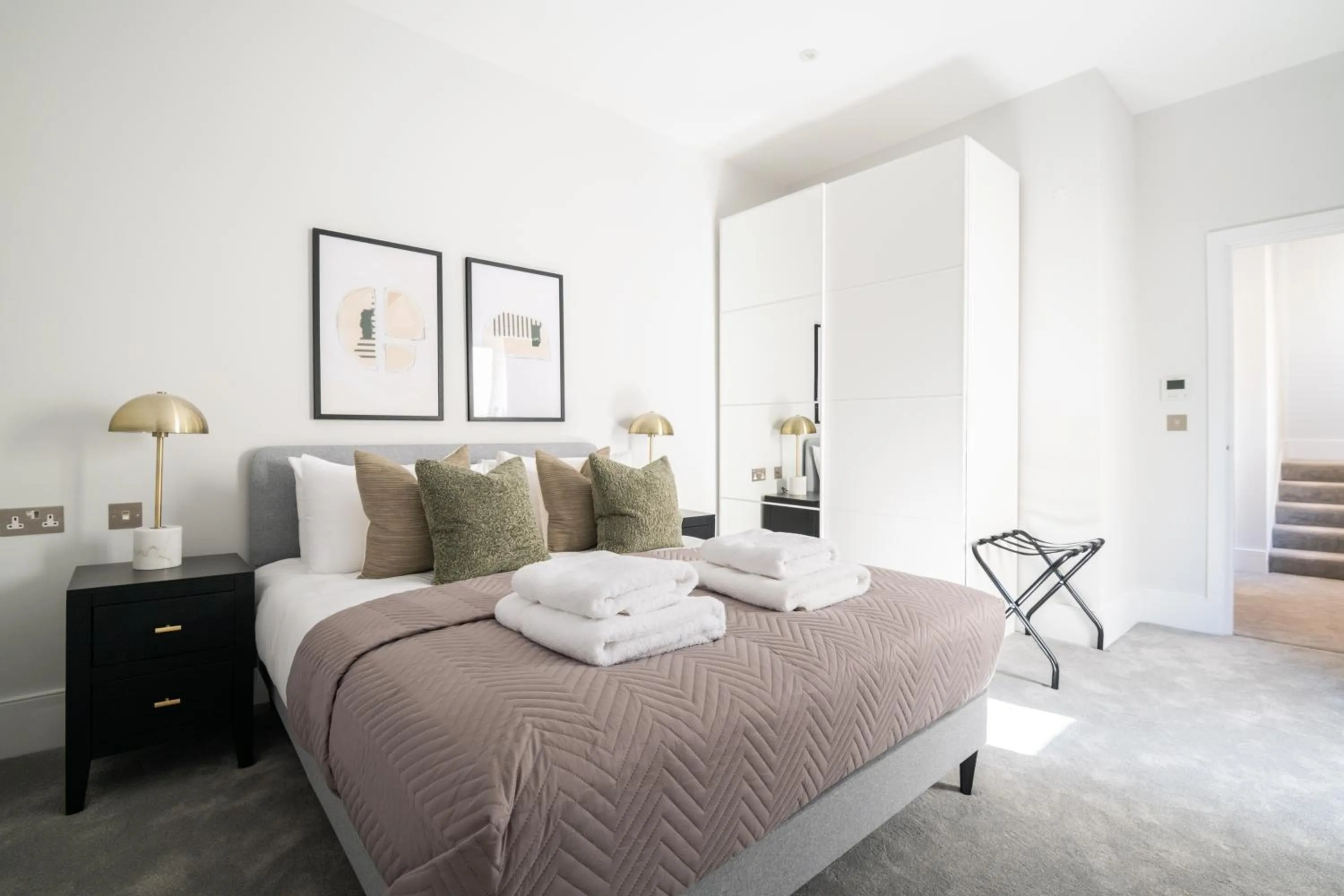 Bed in No. 2 Queensberry Place by Stayo