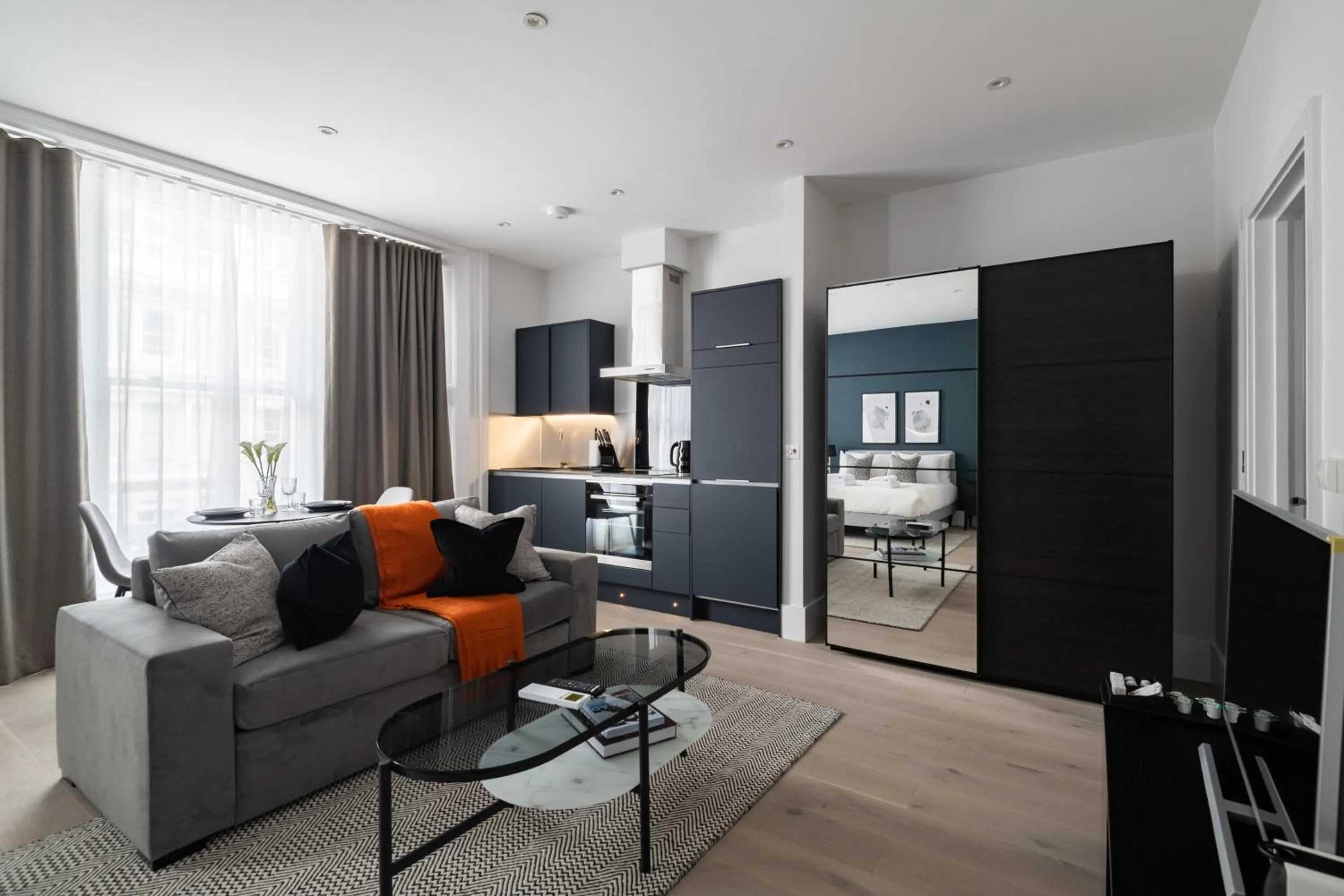 Living room in No. 2 Queensberry Place by Stayo