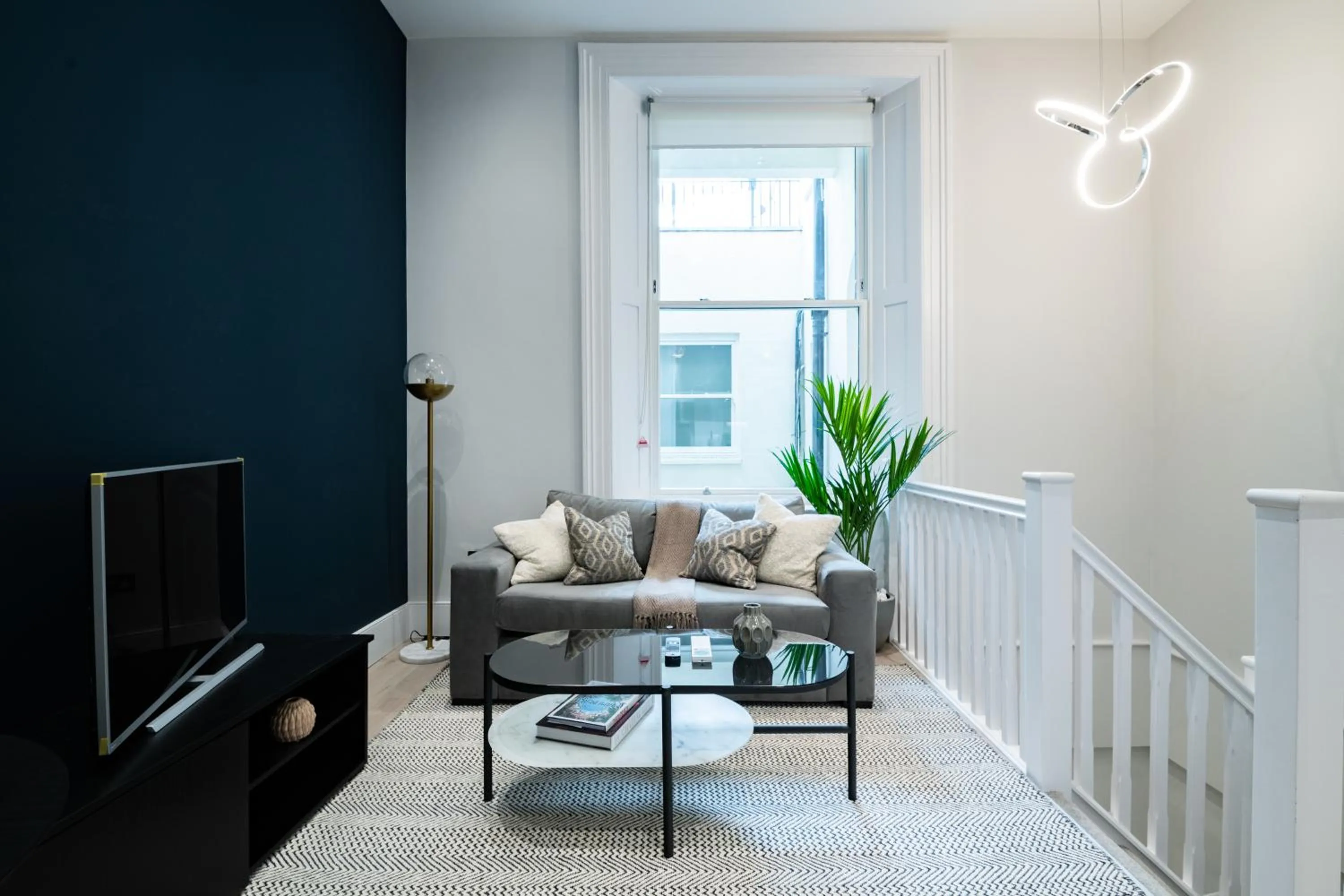 Living room in No. 2 Queensberry Place by Stayo