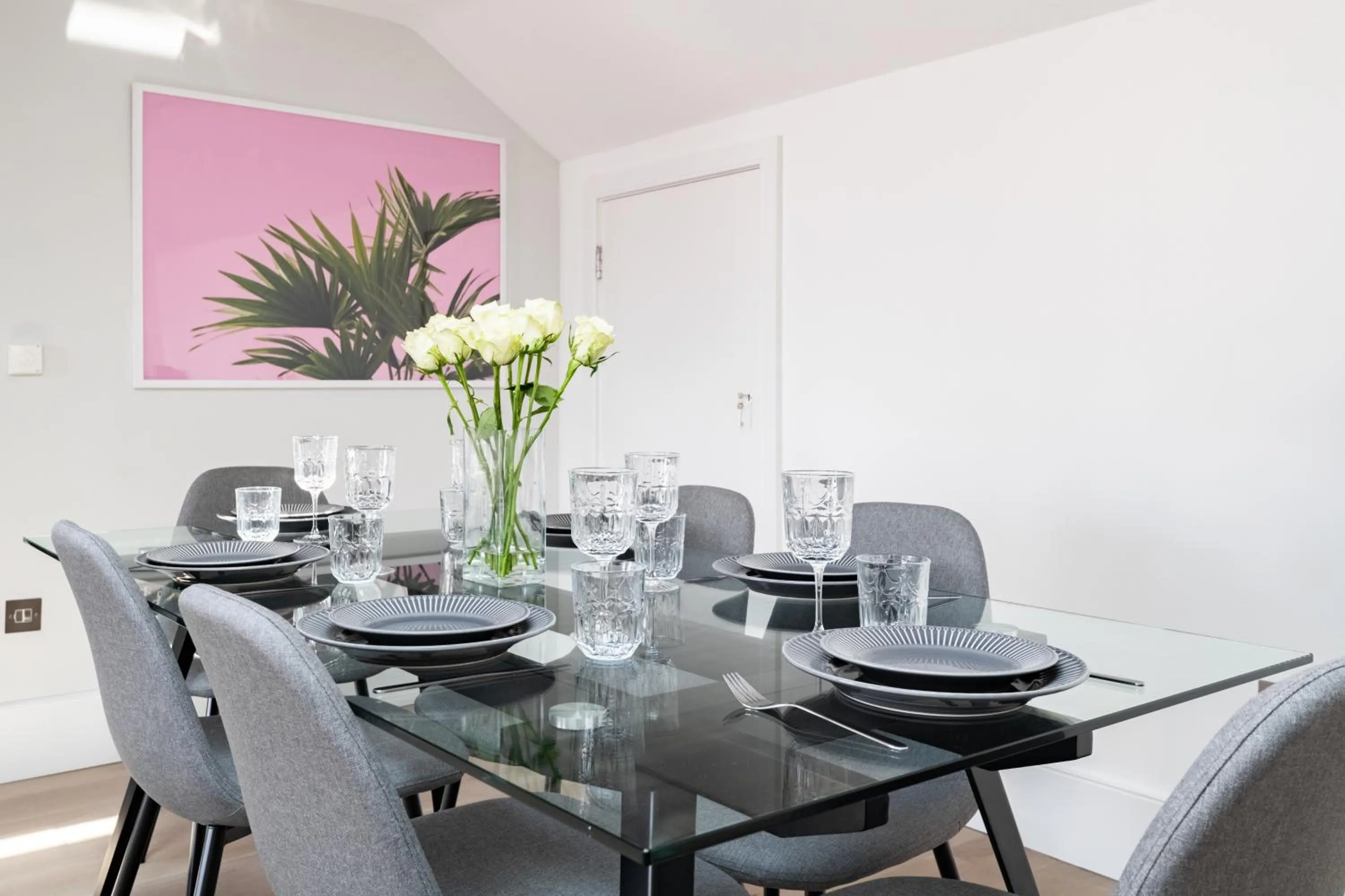 Dining area in No. 2 Queensberry Place by Stayo