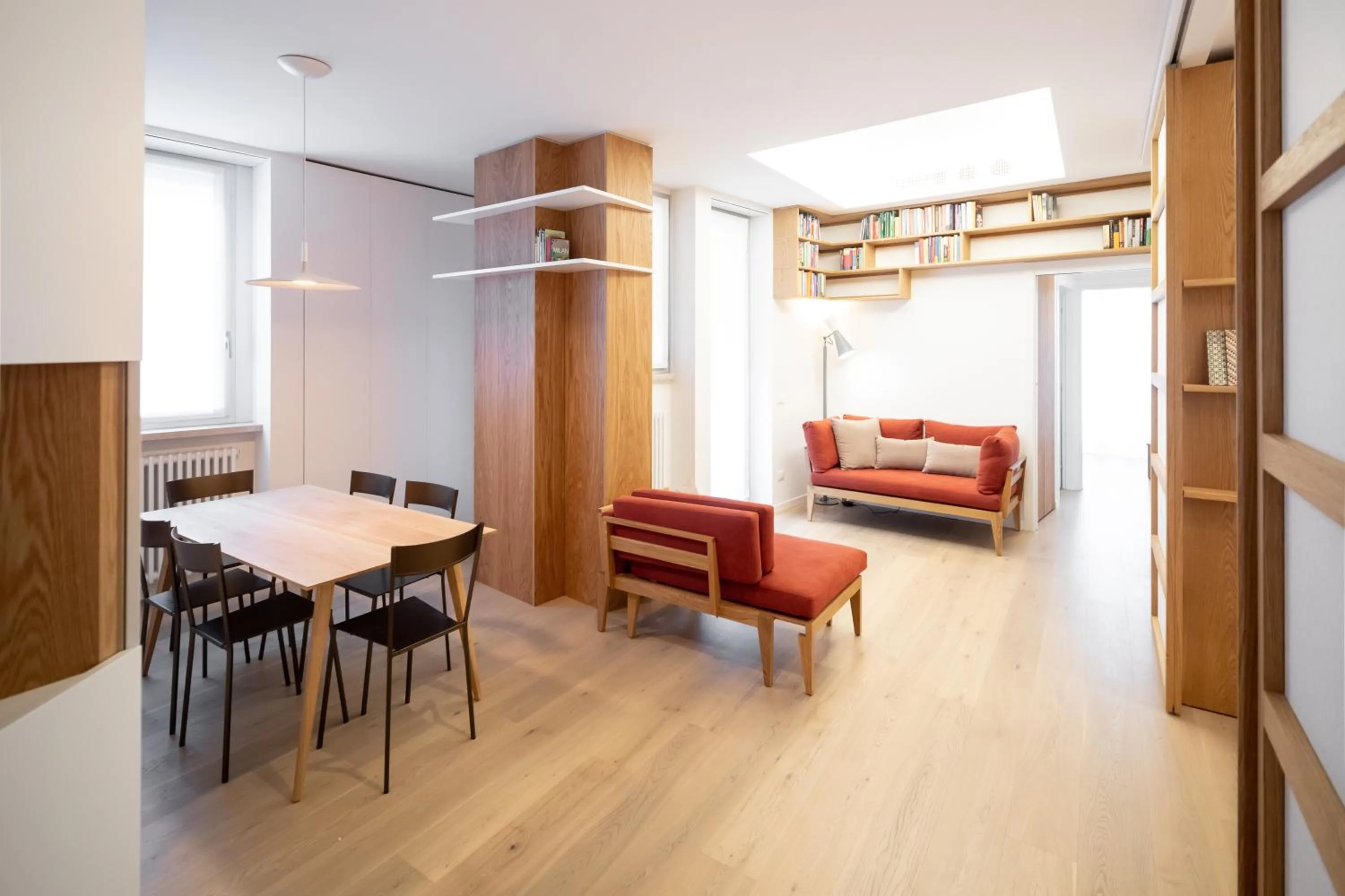 Living room, Bed in Hostmate - Milano - Via Birolli