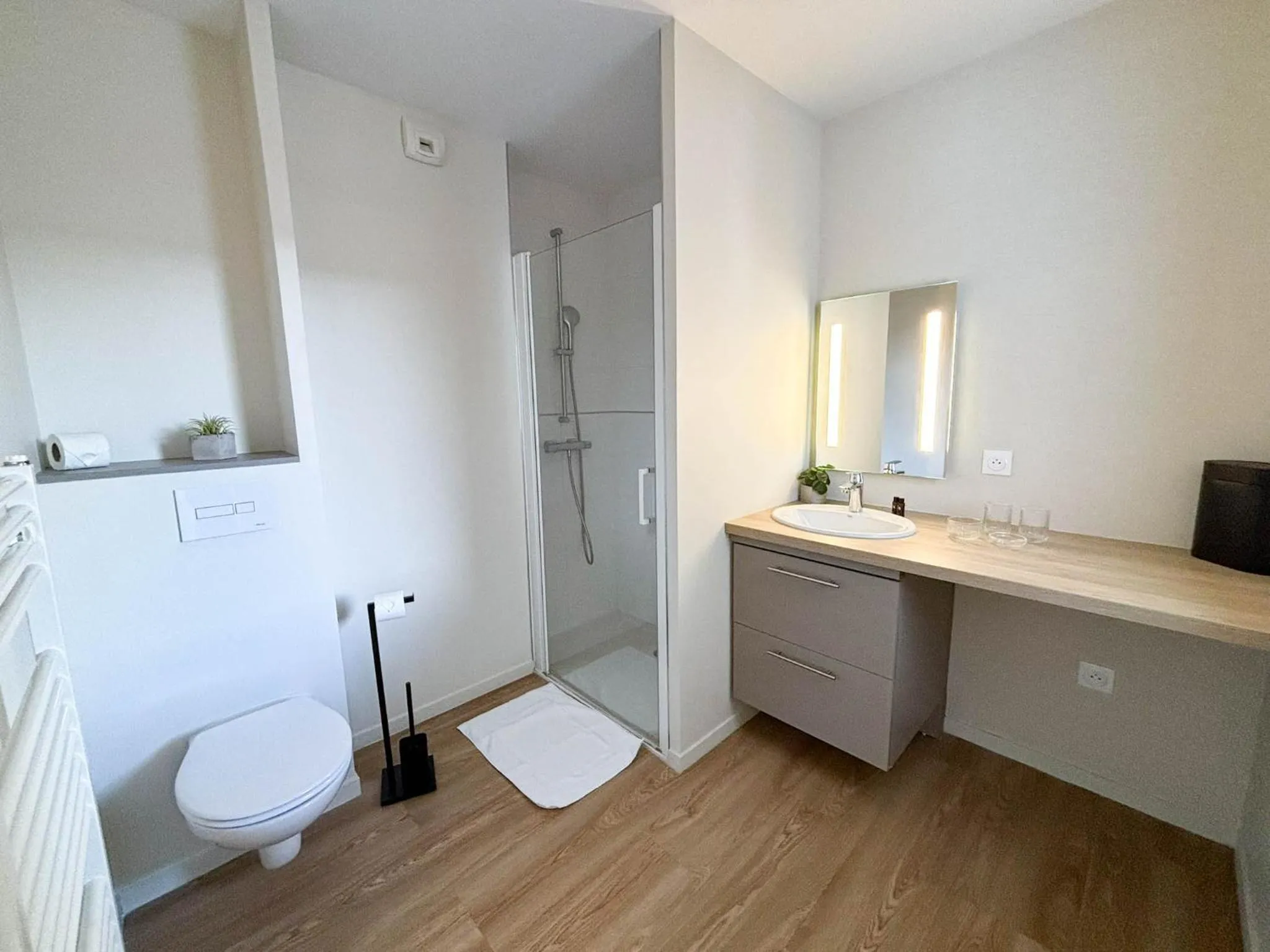 Bathroom in Les Boréales - Appart'hotel & Restaurant