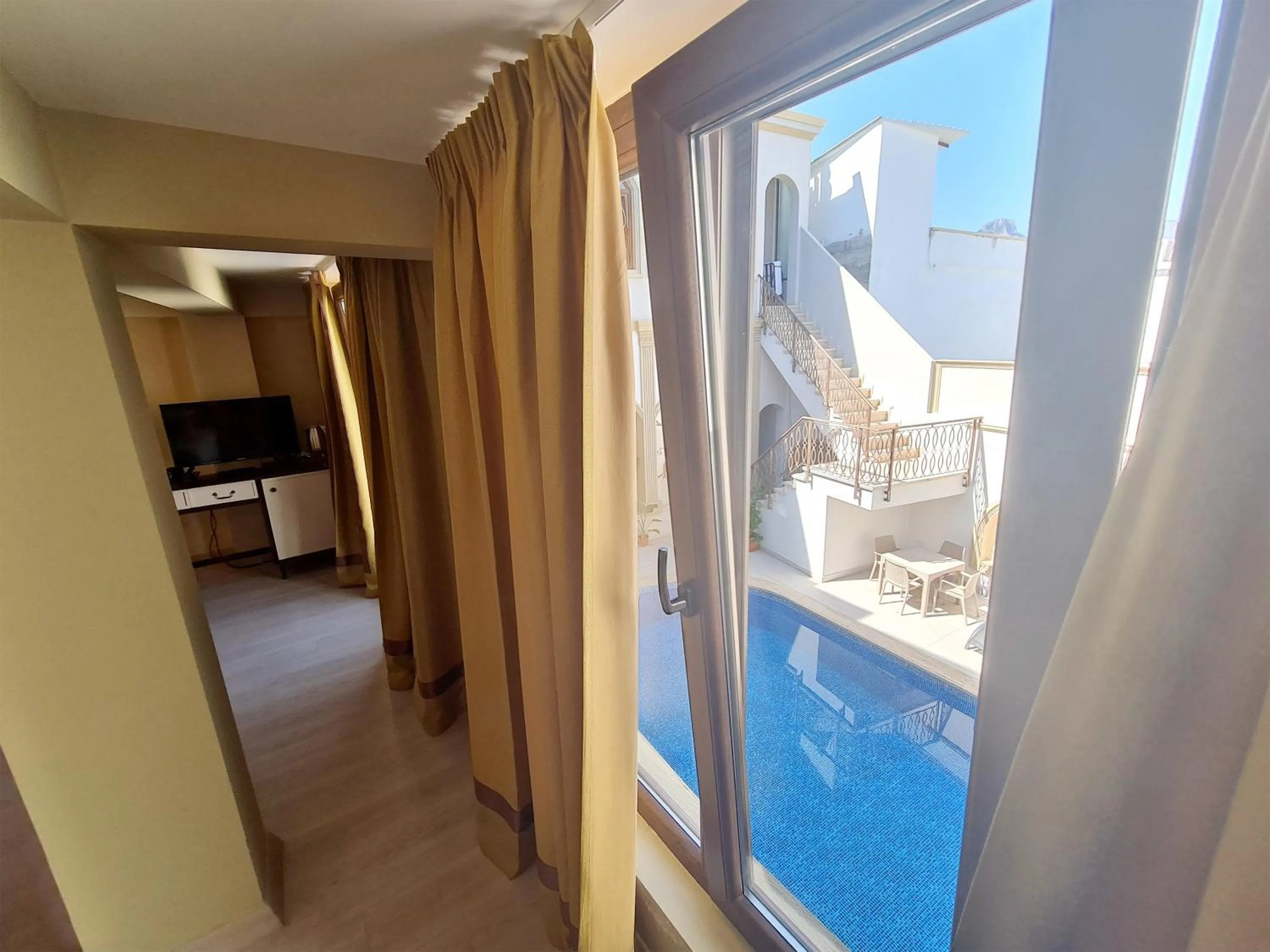 Pool view in SOFIA BOUTIQUE HOTEL