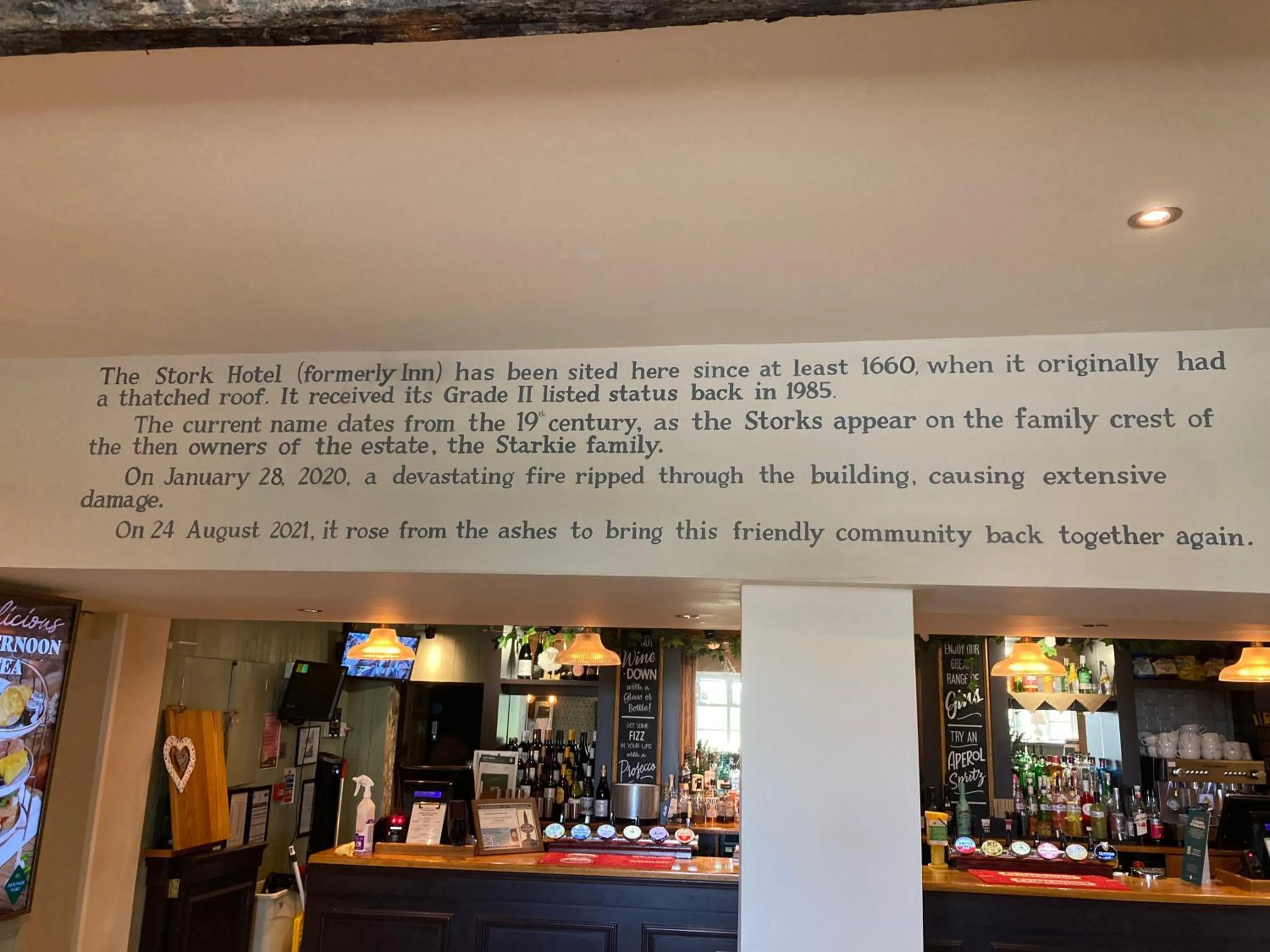 Lounge or bar in The Stork Hotel