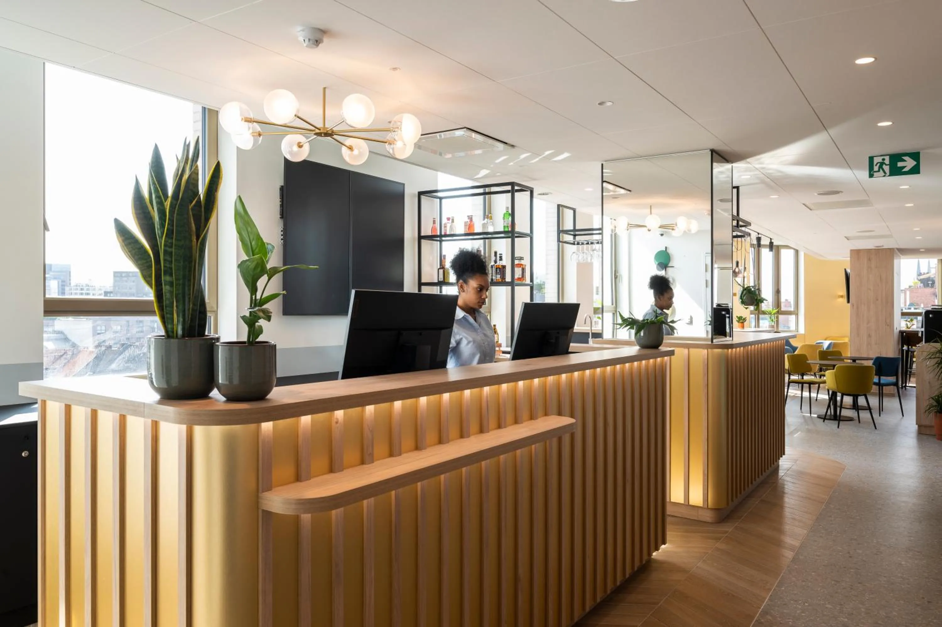 Lobby or reception in B&B HOTEL Antwerpen Centrum