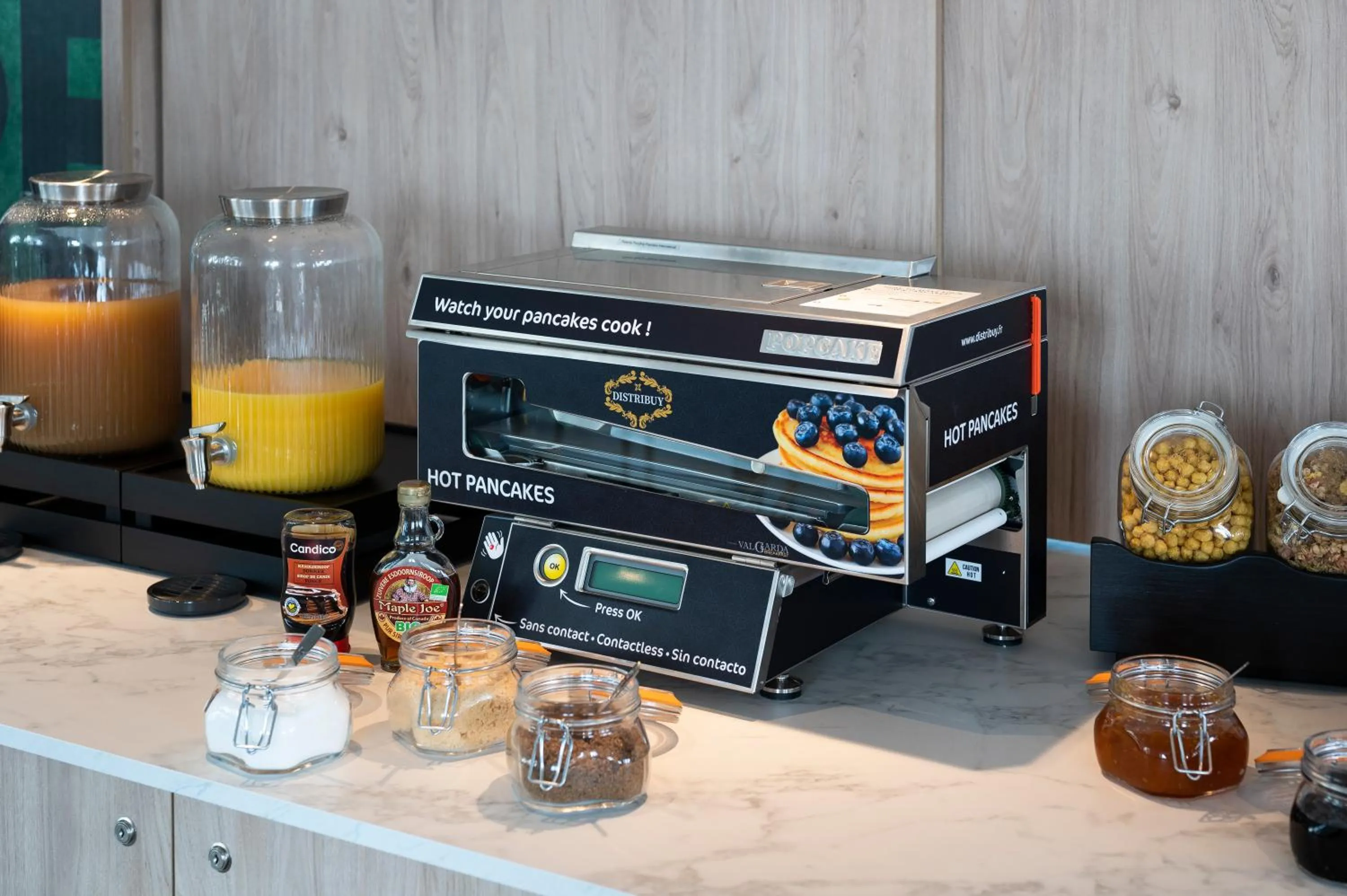 Buffet breakfast in B&B HOTEL Antwerpen Centrum