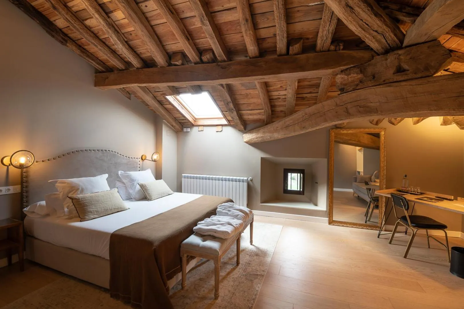 Bed in Hotel Palacio De Luko