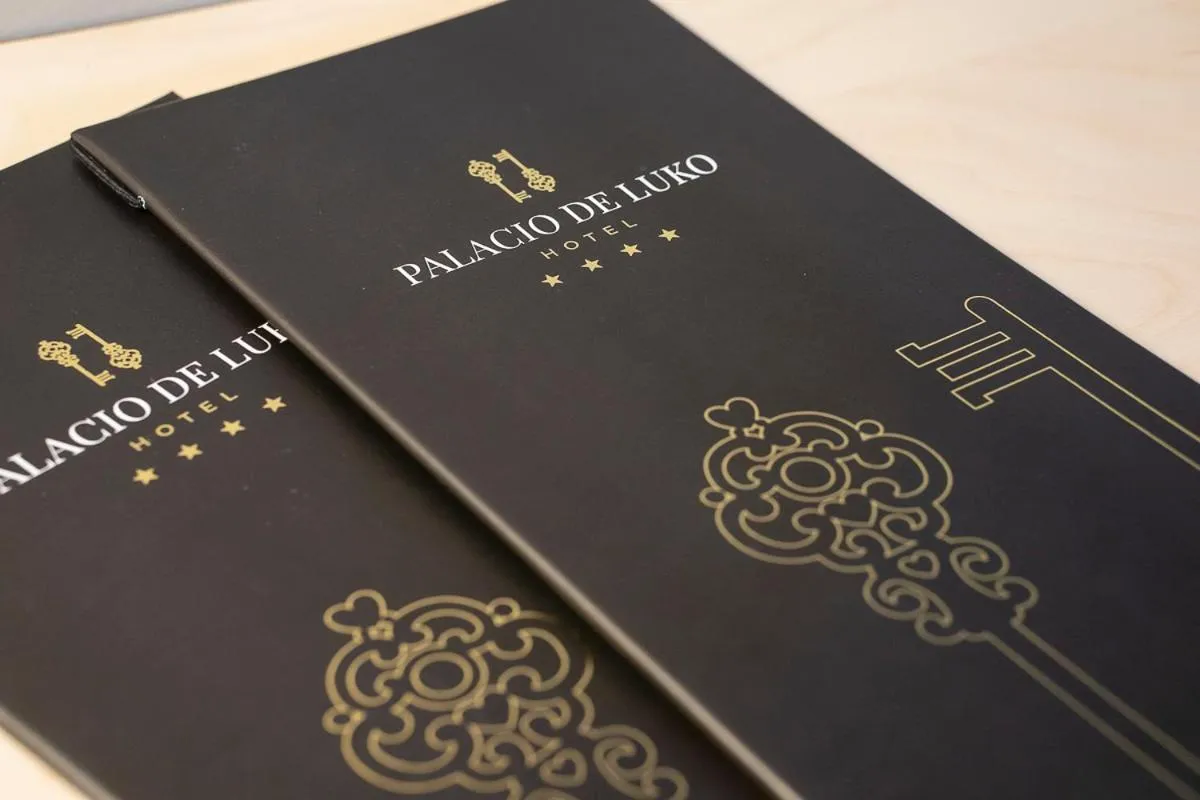 Text overlay in Hotel Palacio De Luko