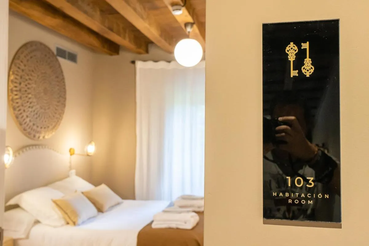 Bed in Hotel Palacio De Luko