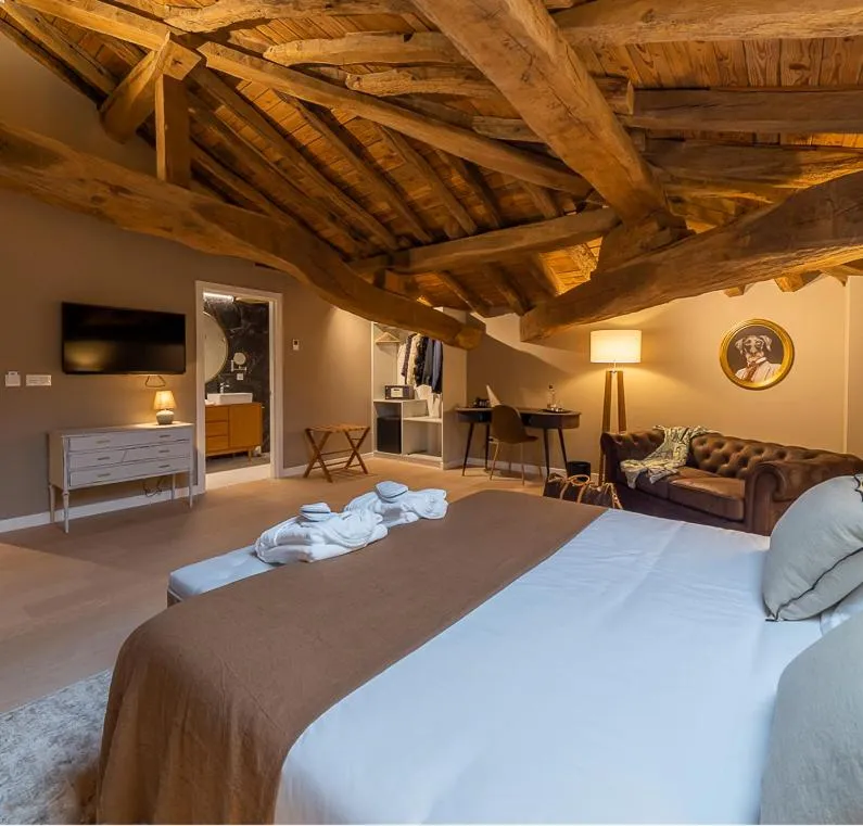 Bed in Hotel Palacio De Luko