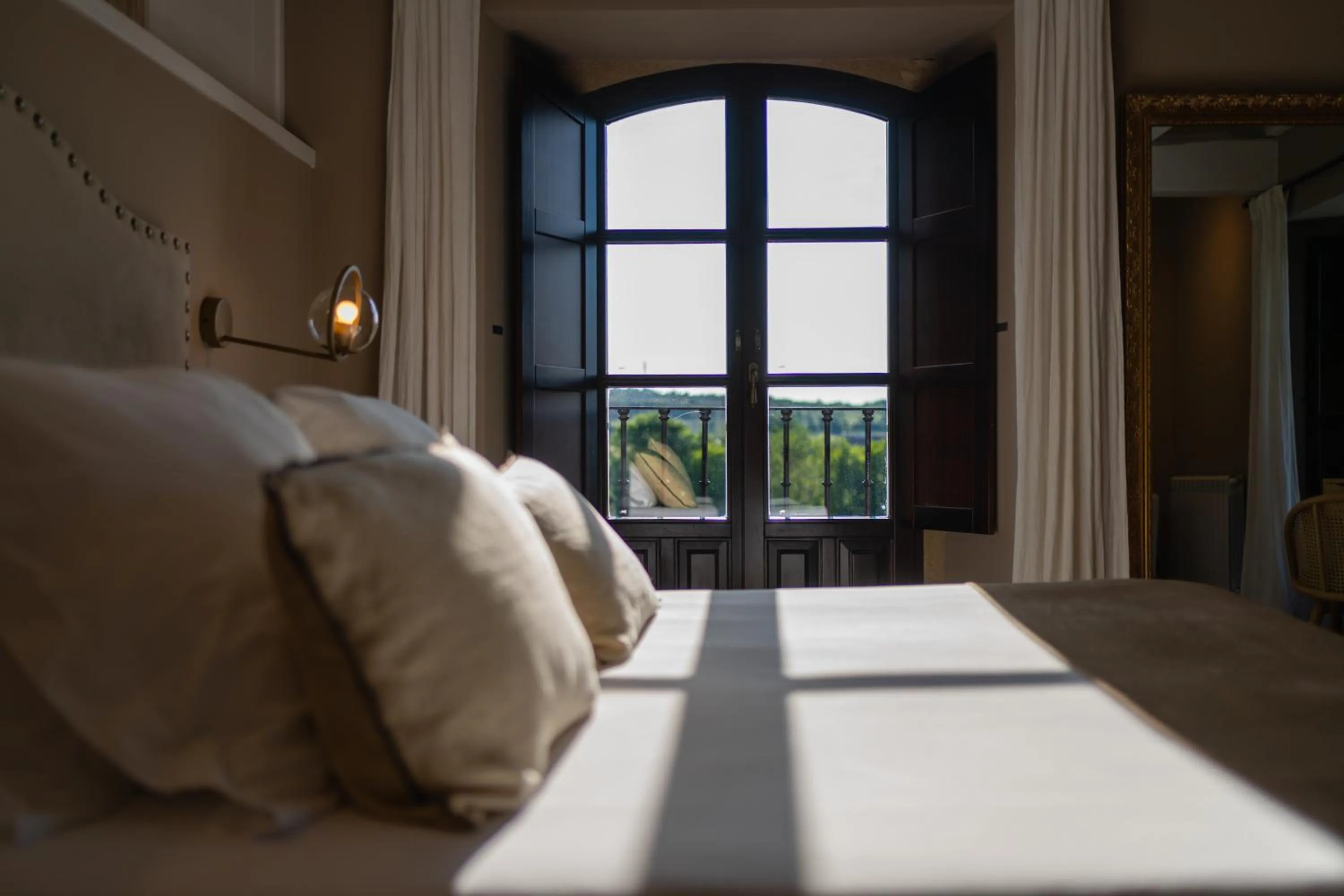 Bed in Hotel Palacio De Luko