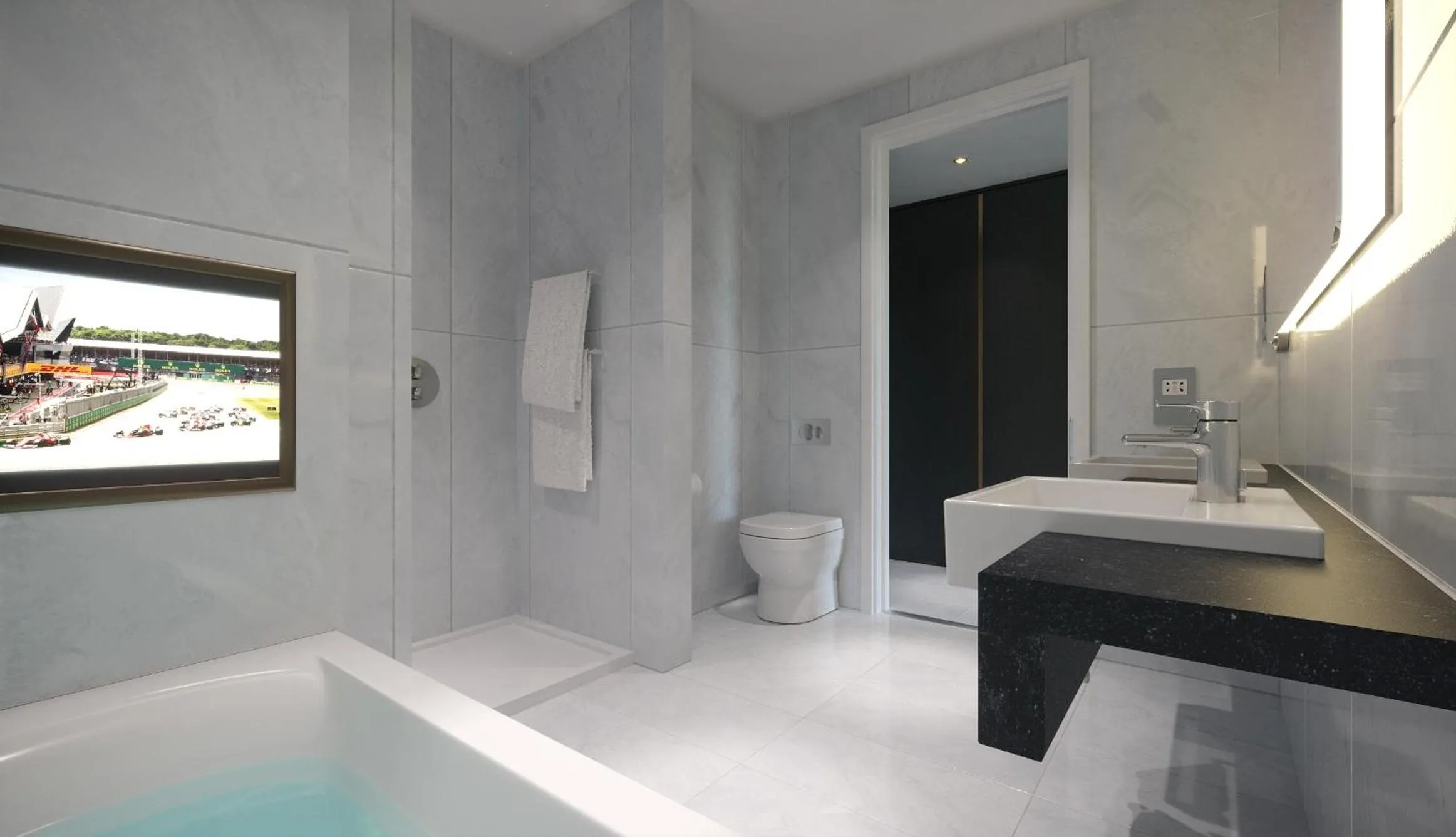 Bathroom in Hotel La Tour