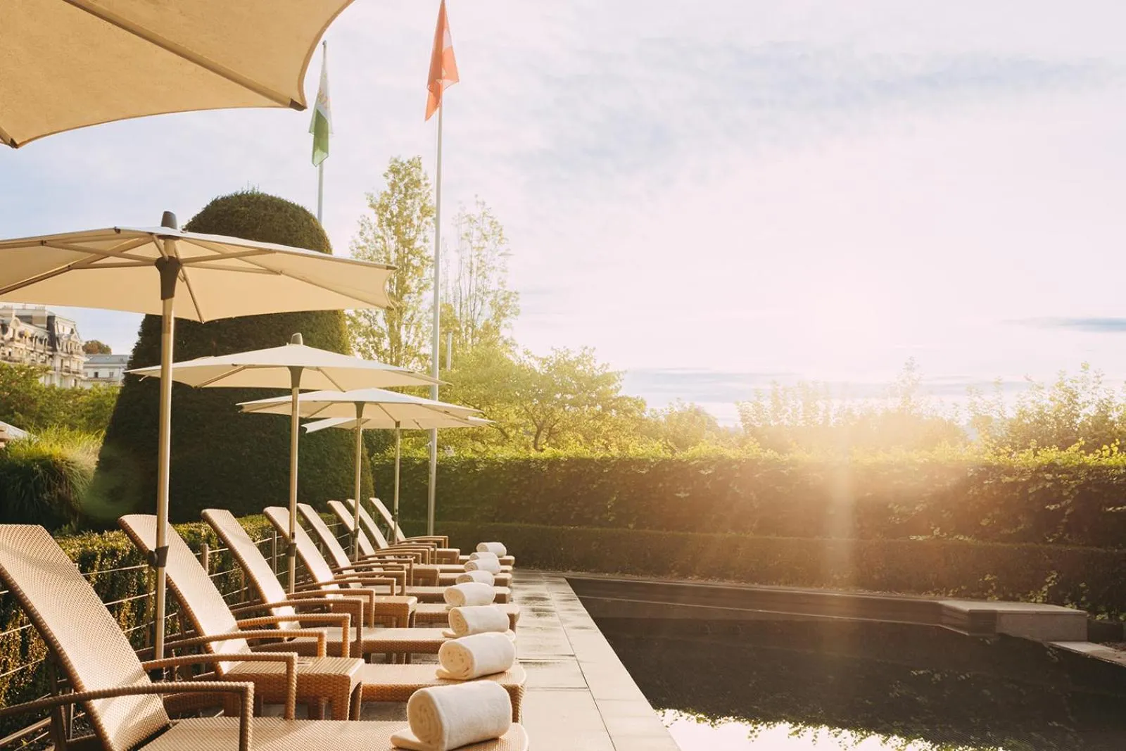 Swimming pool in Château d'Ouchy