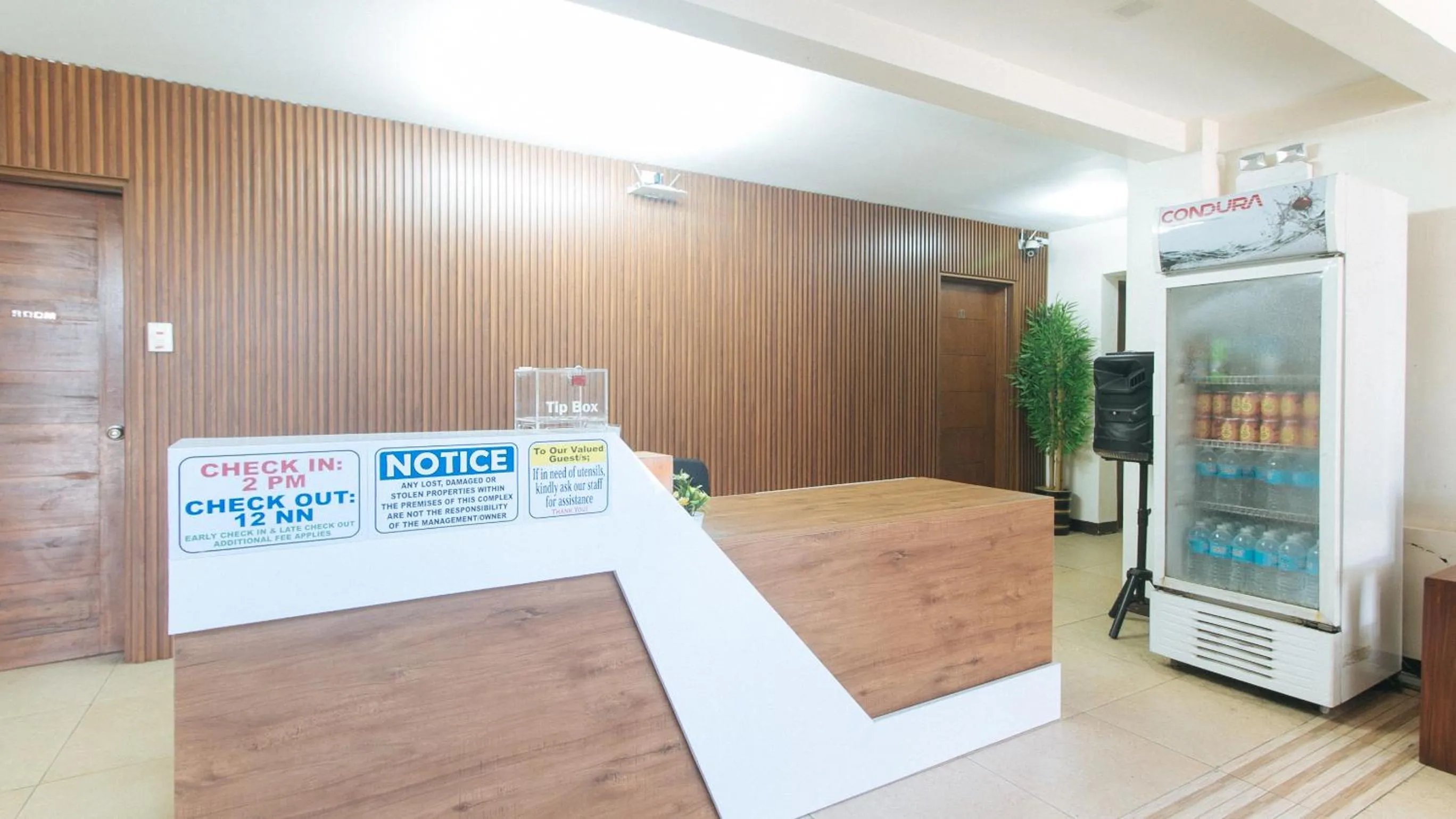 Lobby or reception in RedDoorz at RJs Bldg near Lyceum Gen Trias Cavite