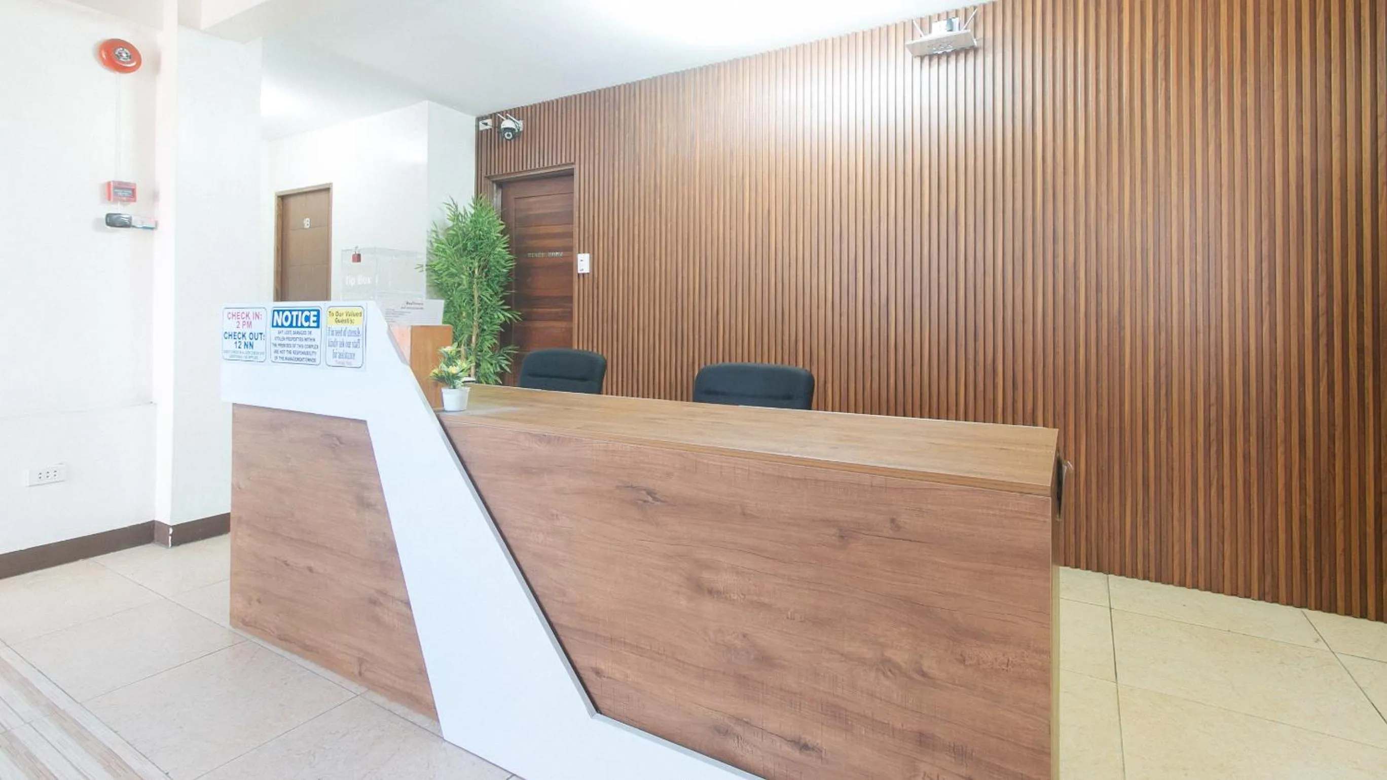 Lobby or reception in RedDoorz at RJs Bldg near Lyceum Gen Trias Cavite