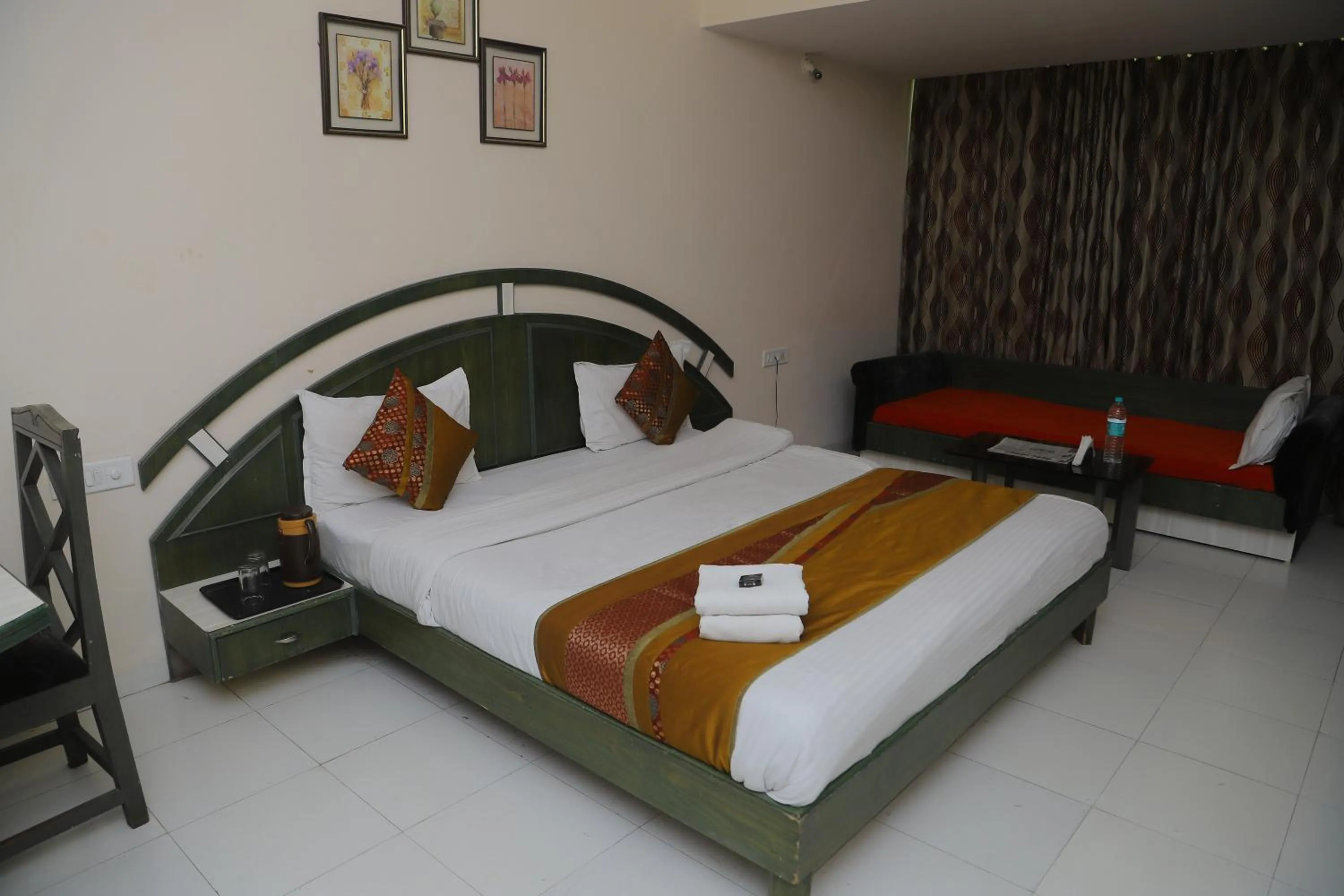 Bed in Hotel Grand Tower