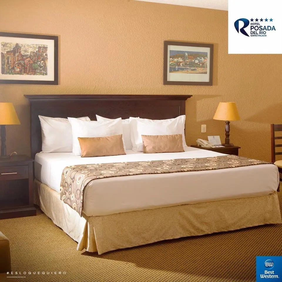 Bed in Best Western Posada Del Rio