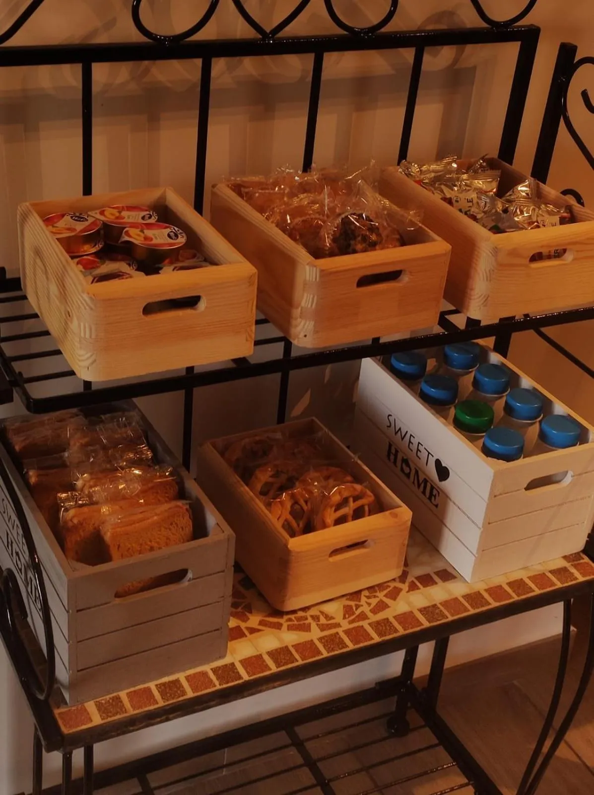 Communal kitchen in b&b La Bicicletta