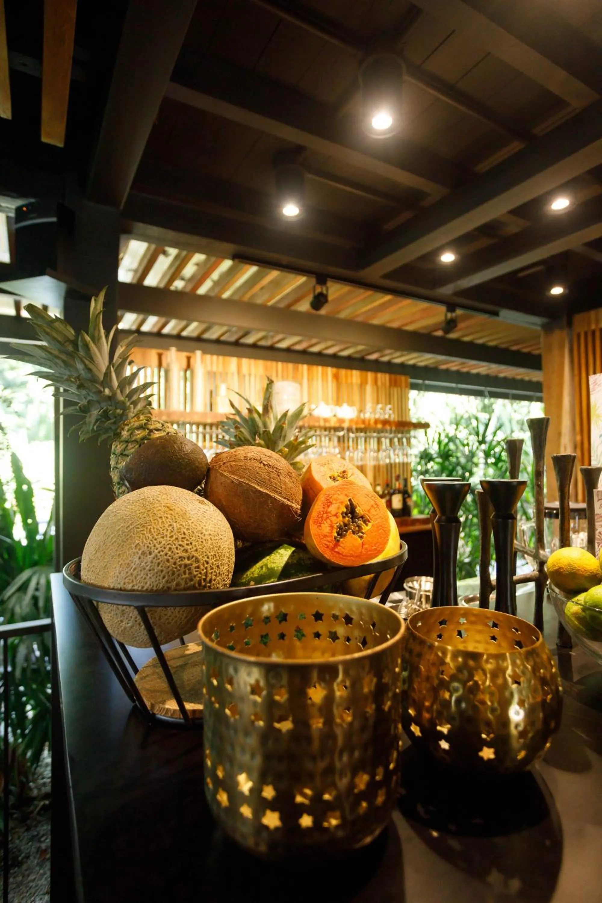 Food and drinks in awā Beachfront Hotel