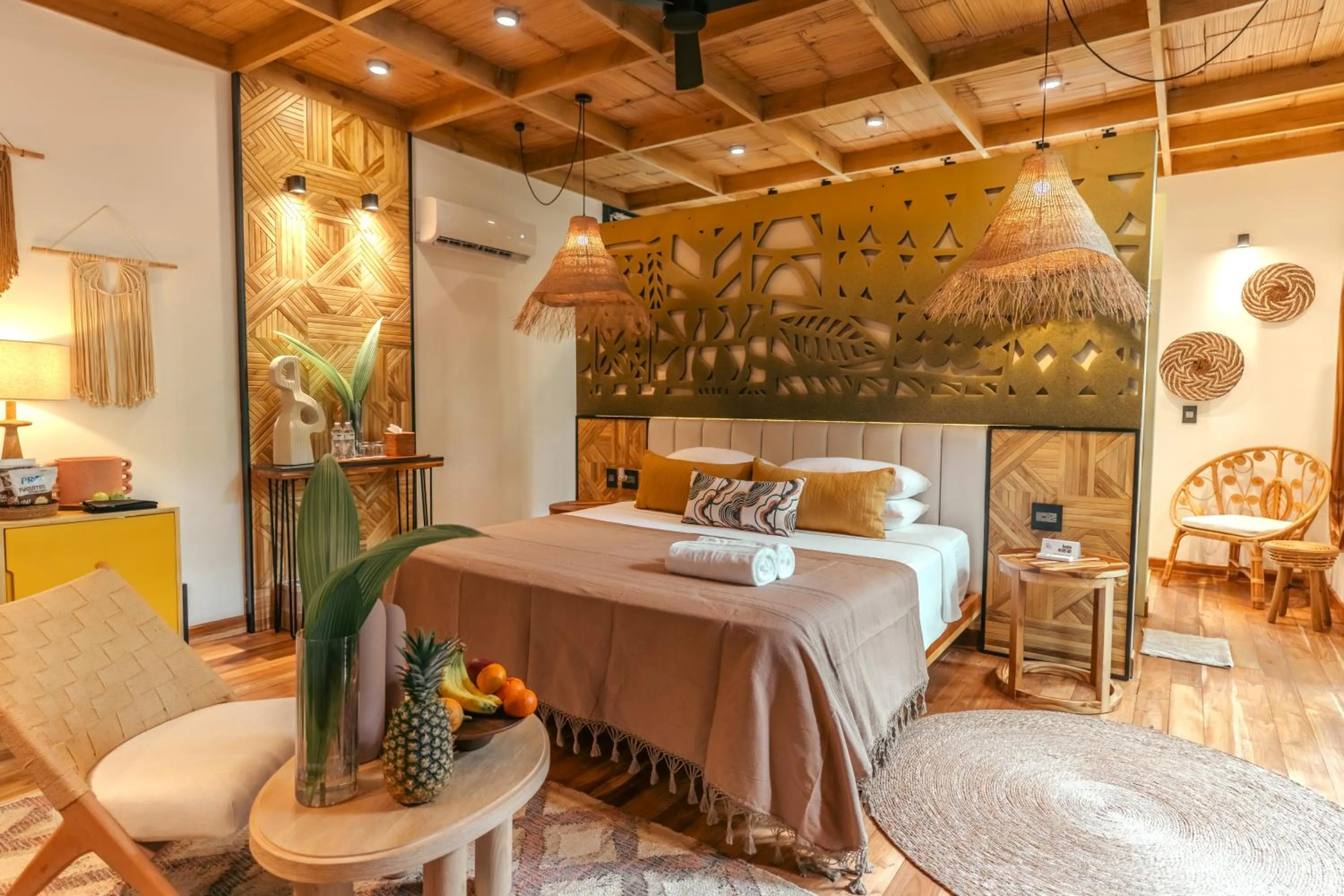 Bedroom, Bed in awā Beachfront Hotel