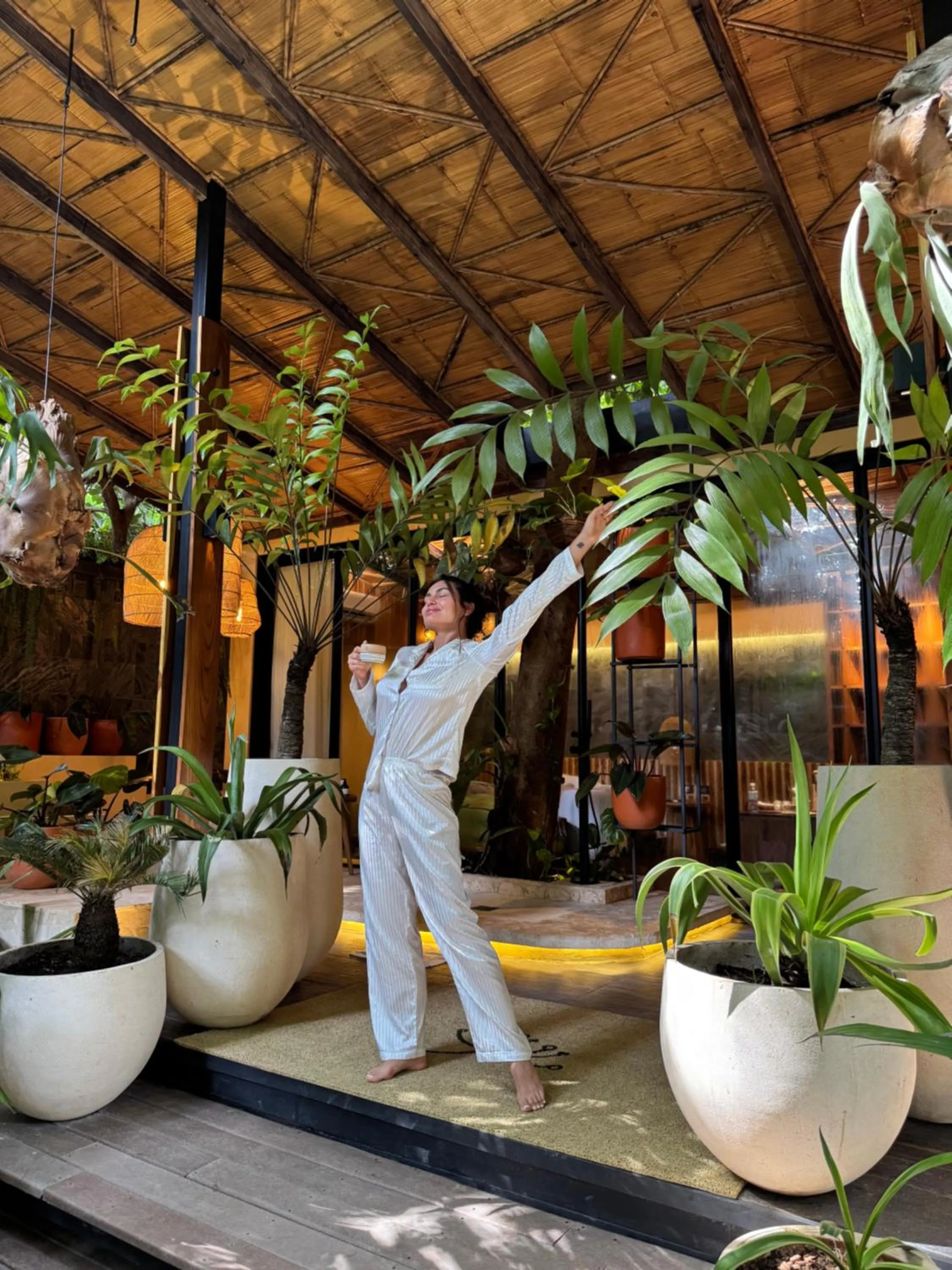group of guests in awā Beachfront Hotel