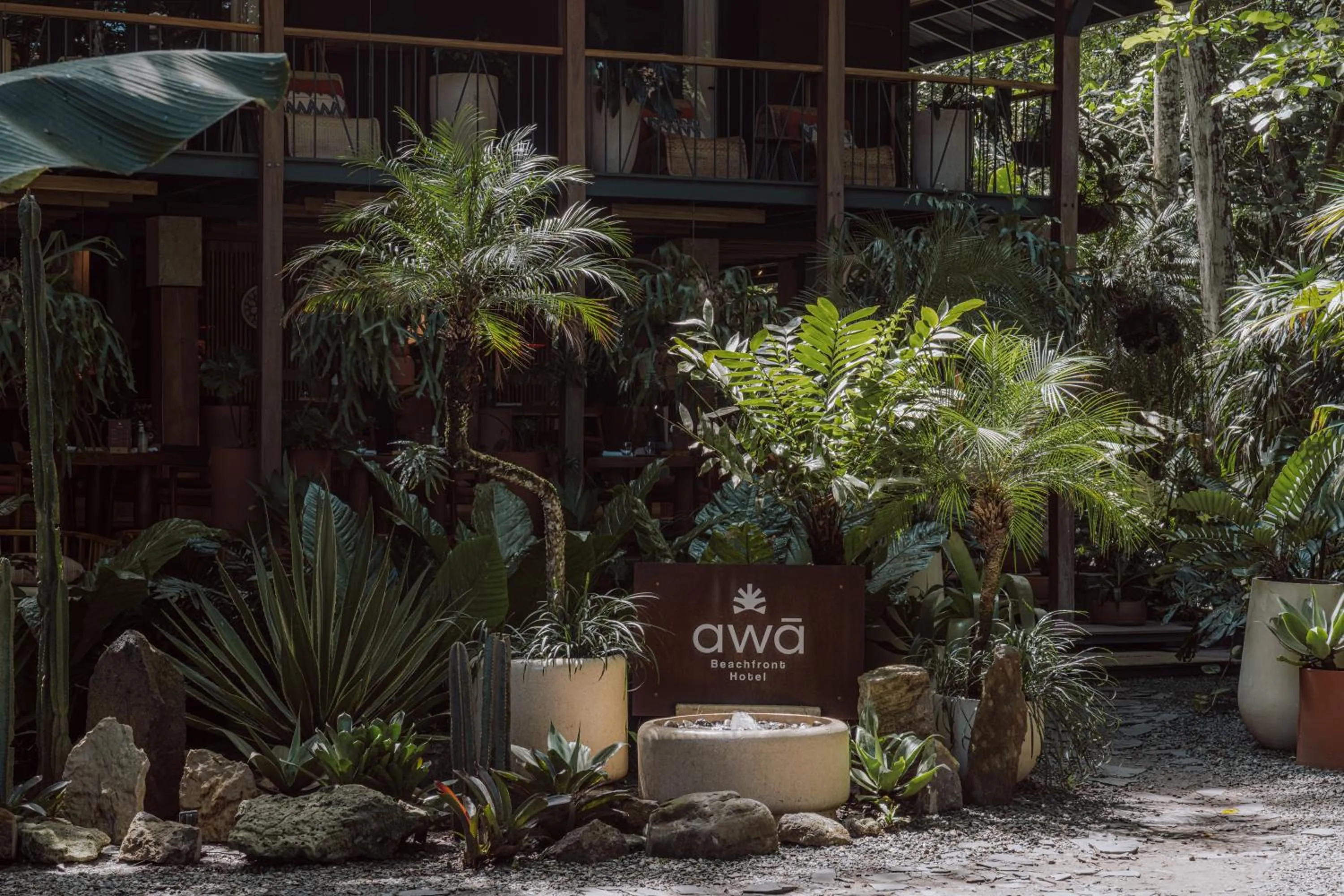 Property building in awā Beachfront Hotel