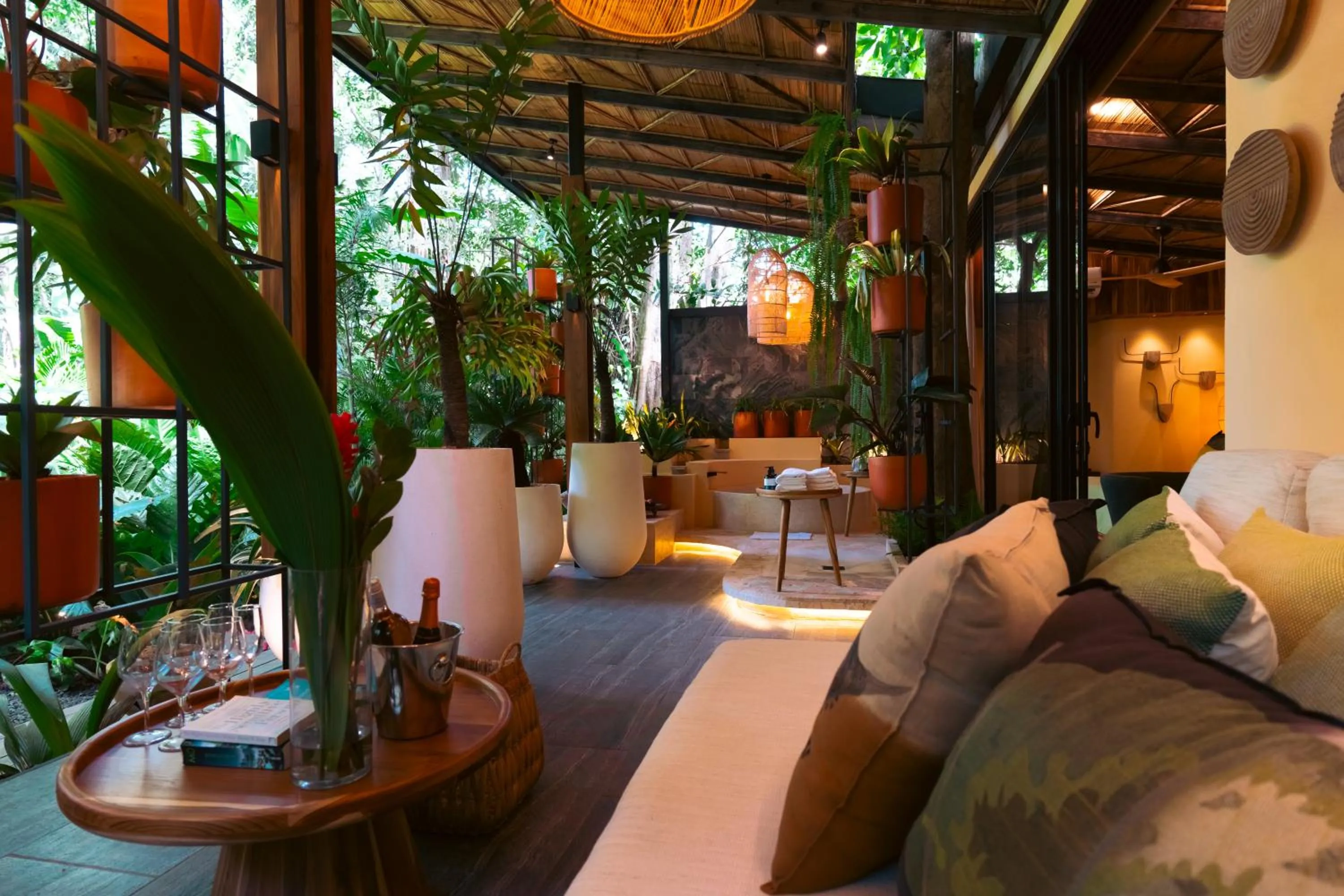 Living room in awā Beachfront Hotel