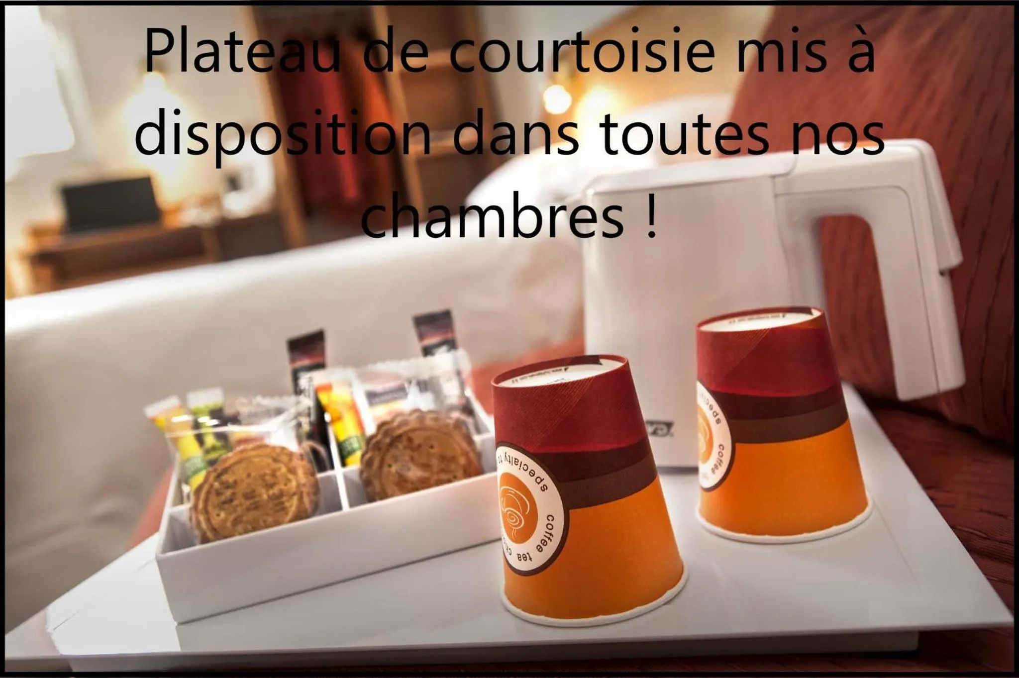 Coffee/tea facilities in Brit Hotel Confort Deltour Mende