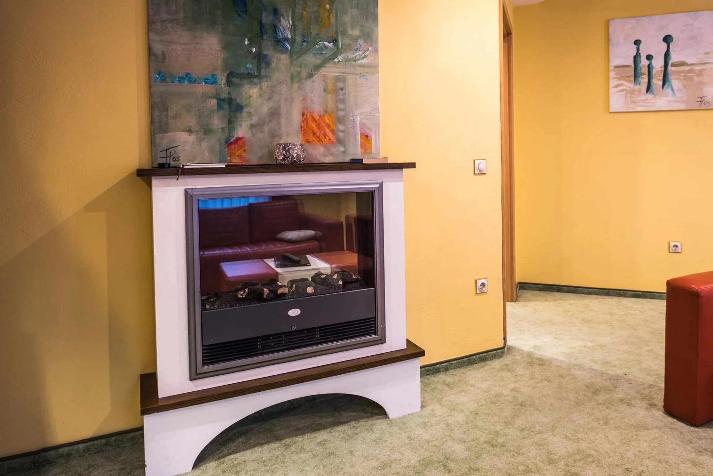 Decorative detail in Hotel Sperling mit E-Ladestation