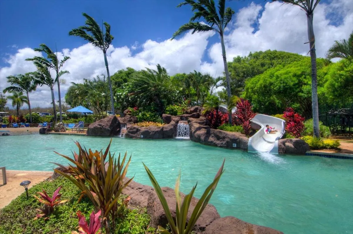 Swimming pool in Kiahuna Plantation 96, Poipu Beach, Club Membership, Part Ocean View, Kids Toys