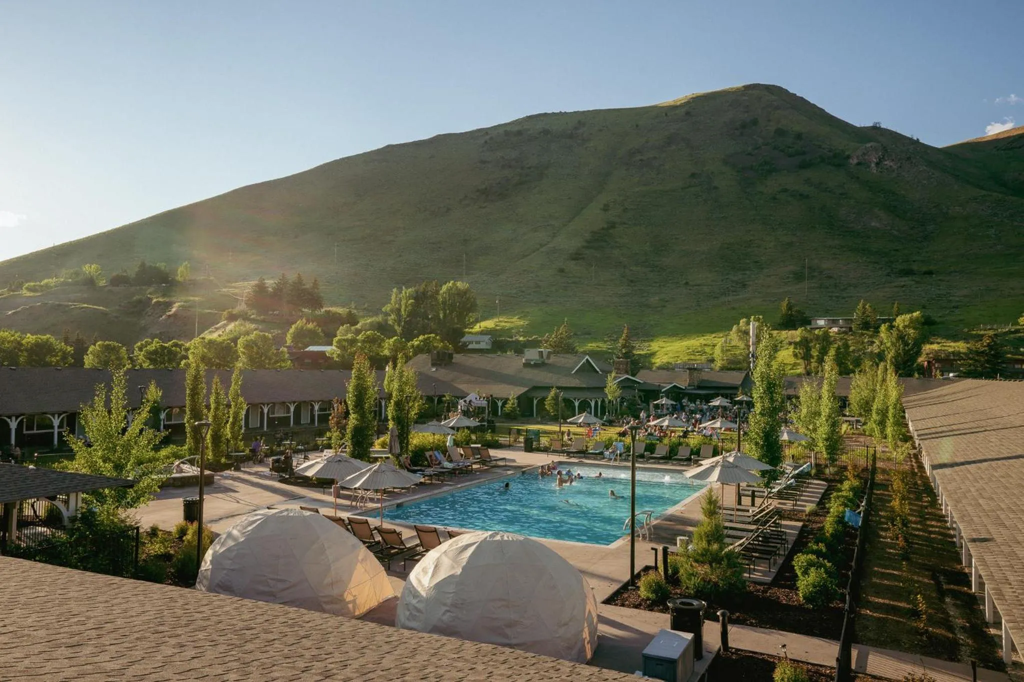 Swimming pool in The Virginian Lodge