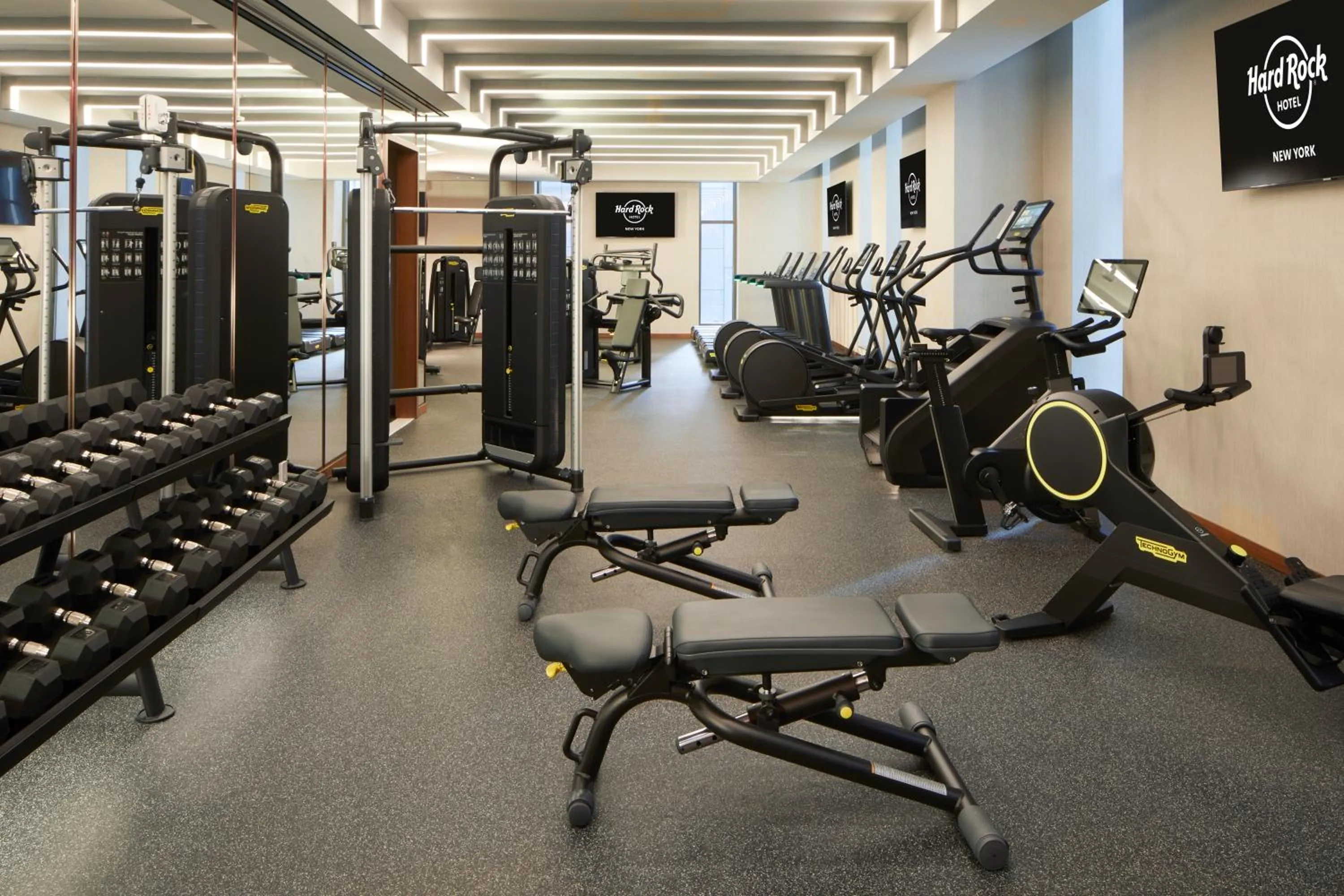 Fitness centre/facilities in Hard Rock Hotel New York