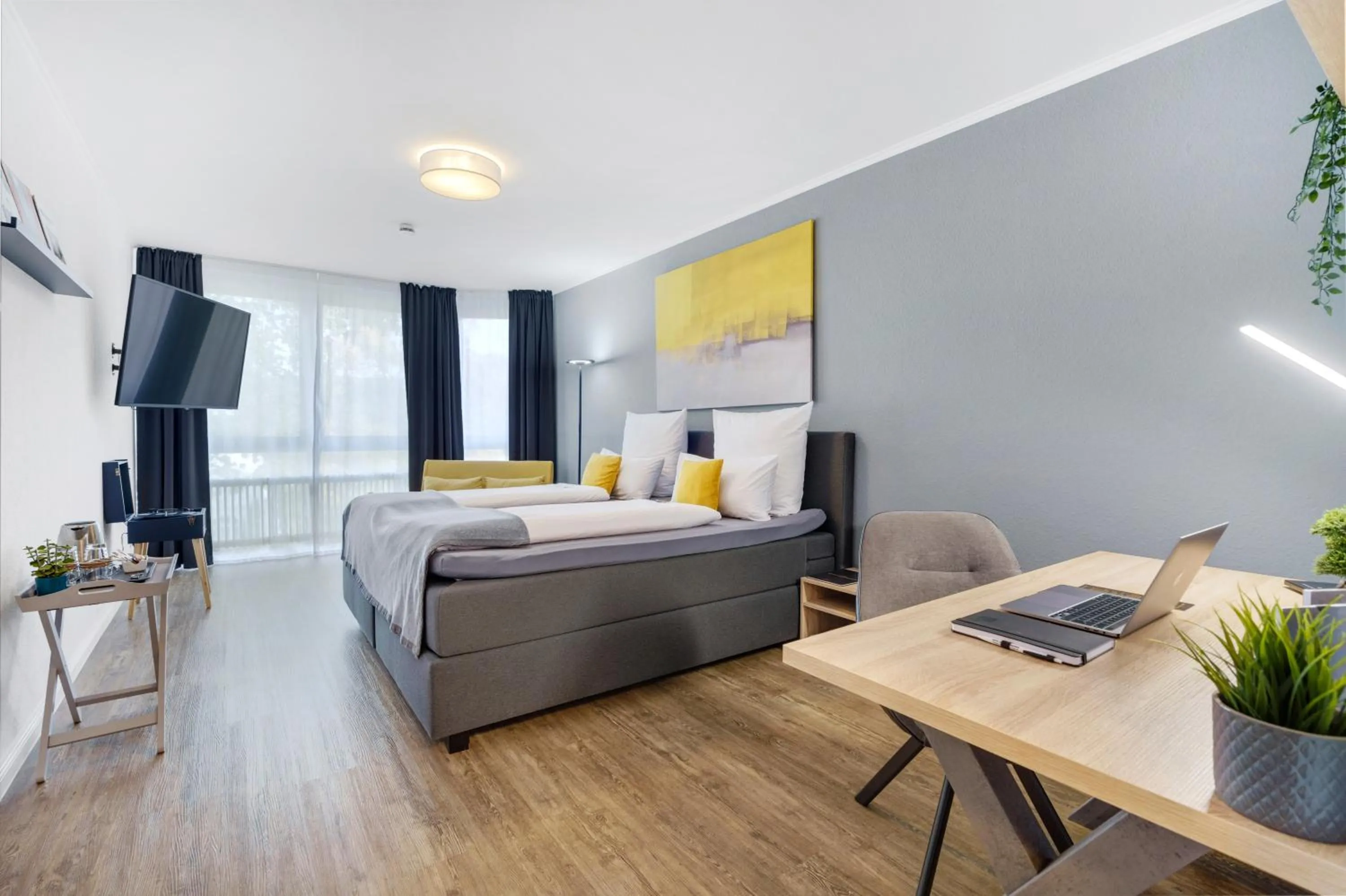 Photo of the whole room, Bed in Hotel Marktterrassen