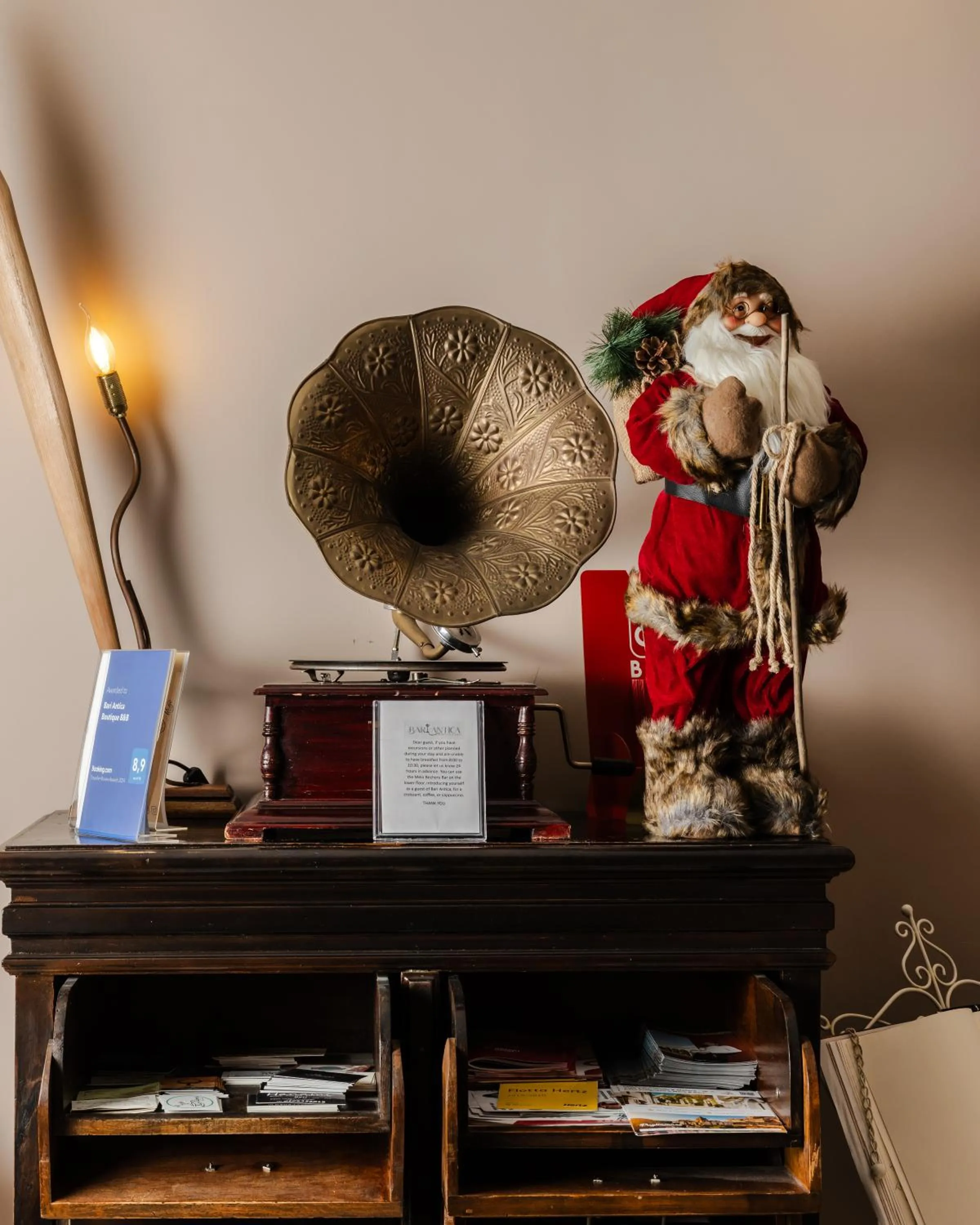 Decorative detail in Bari Antica Boutique B&B