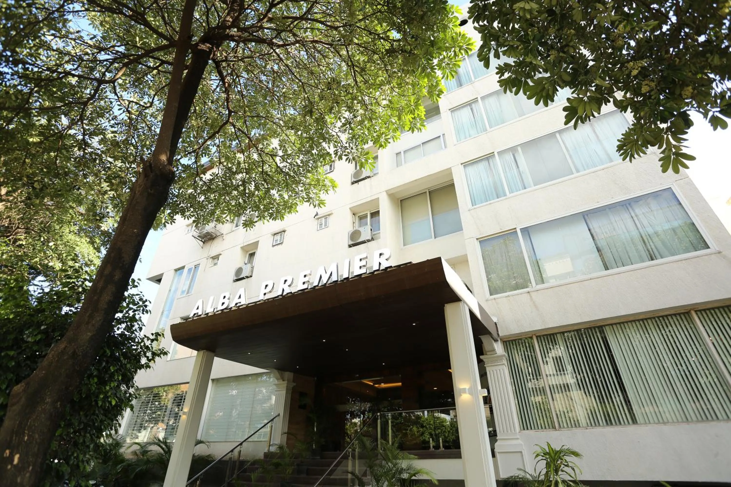 Facade/entrance in Alba Premier, Indore