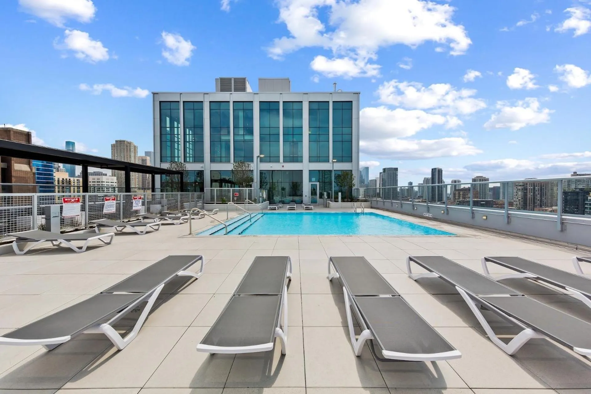 Swimming pool in Kasa River North Chicago