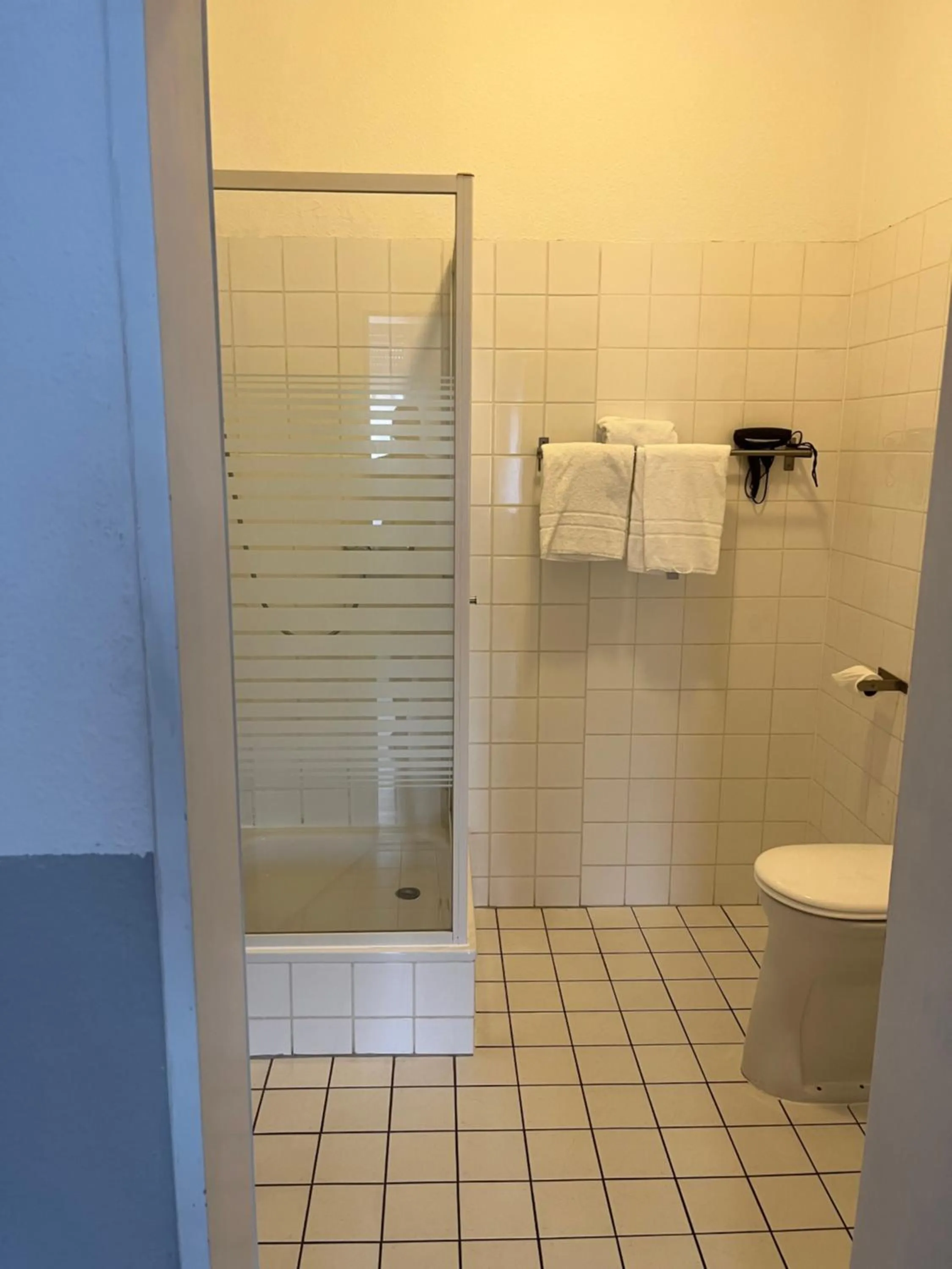 Shower in Hotel Westend