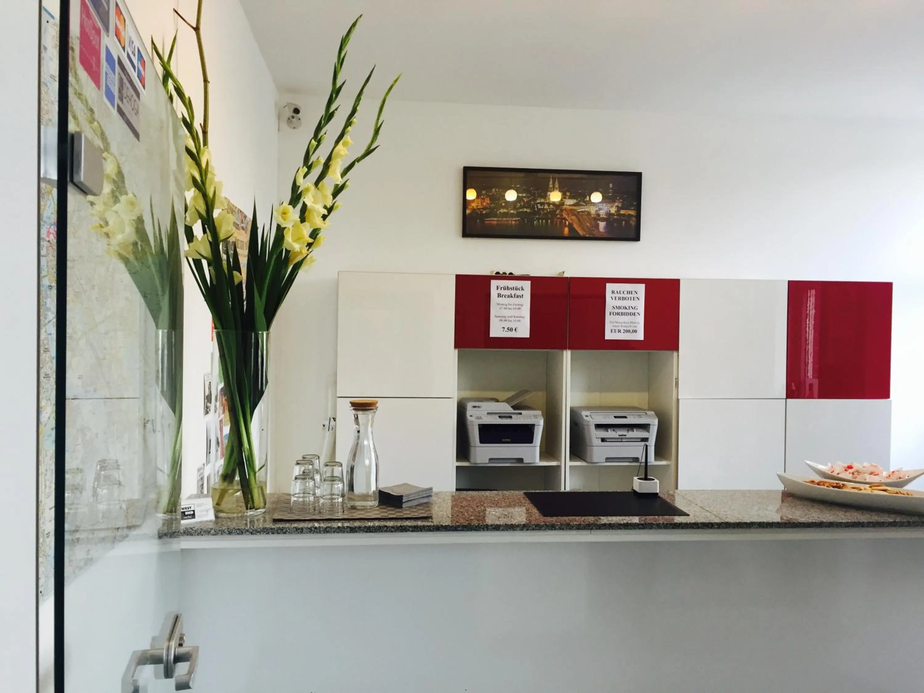 Lobby or reception in Hotel Westend