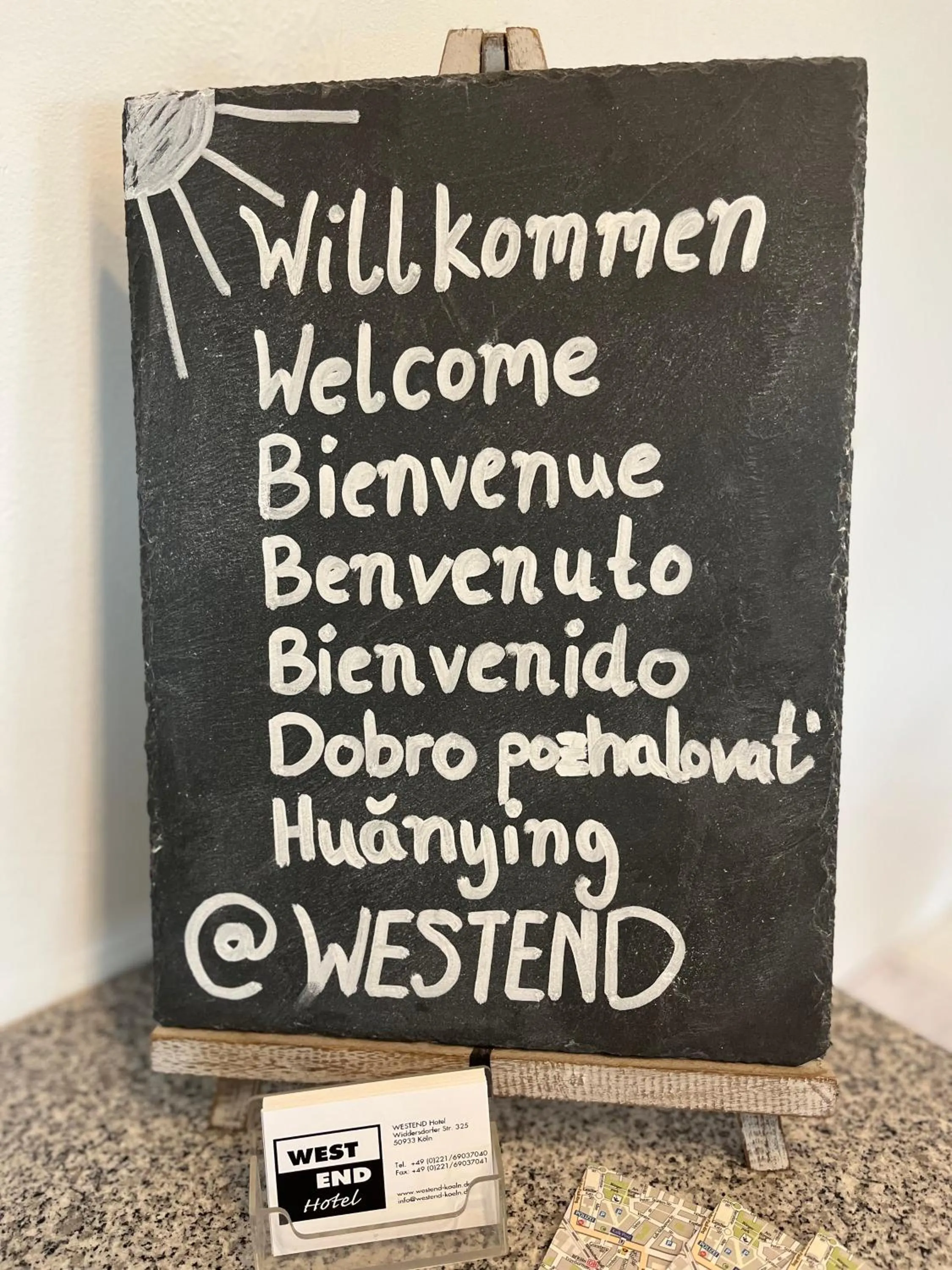 Lobby or reception in Hotel Westend