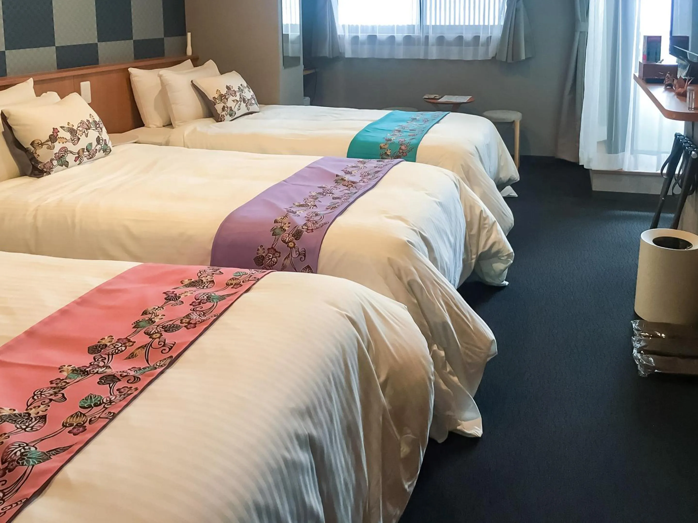 Photo of the whole room, Bed in Kyoto Earth Hotel