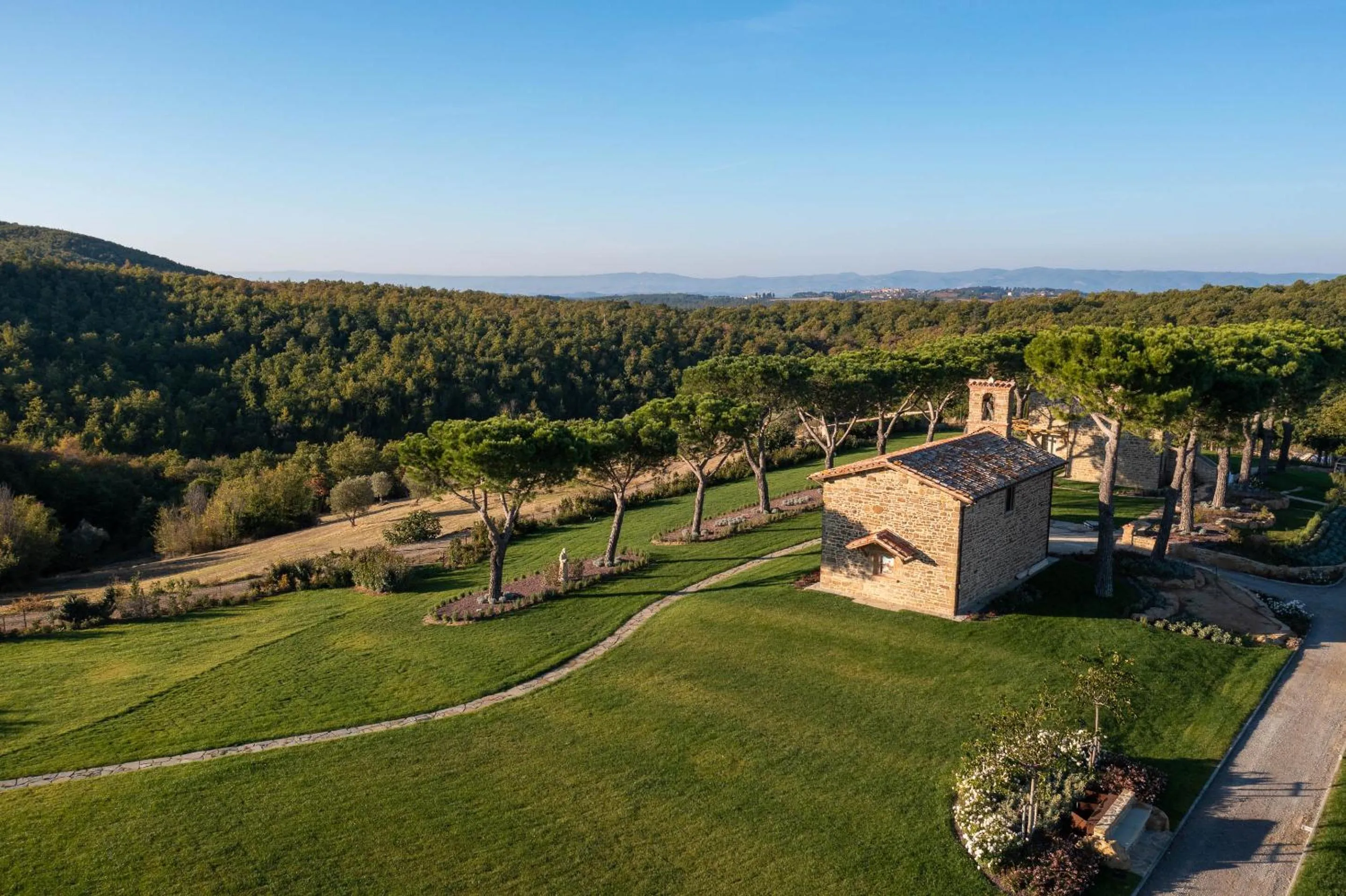 Bird's eye view in I Borghi dell'Eremo