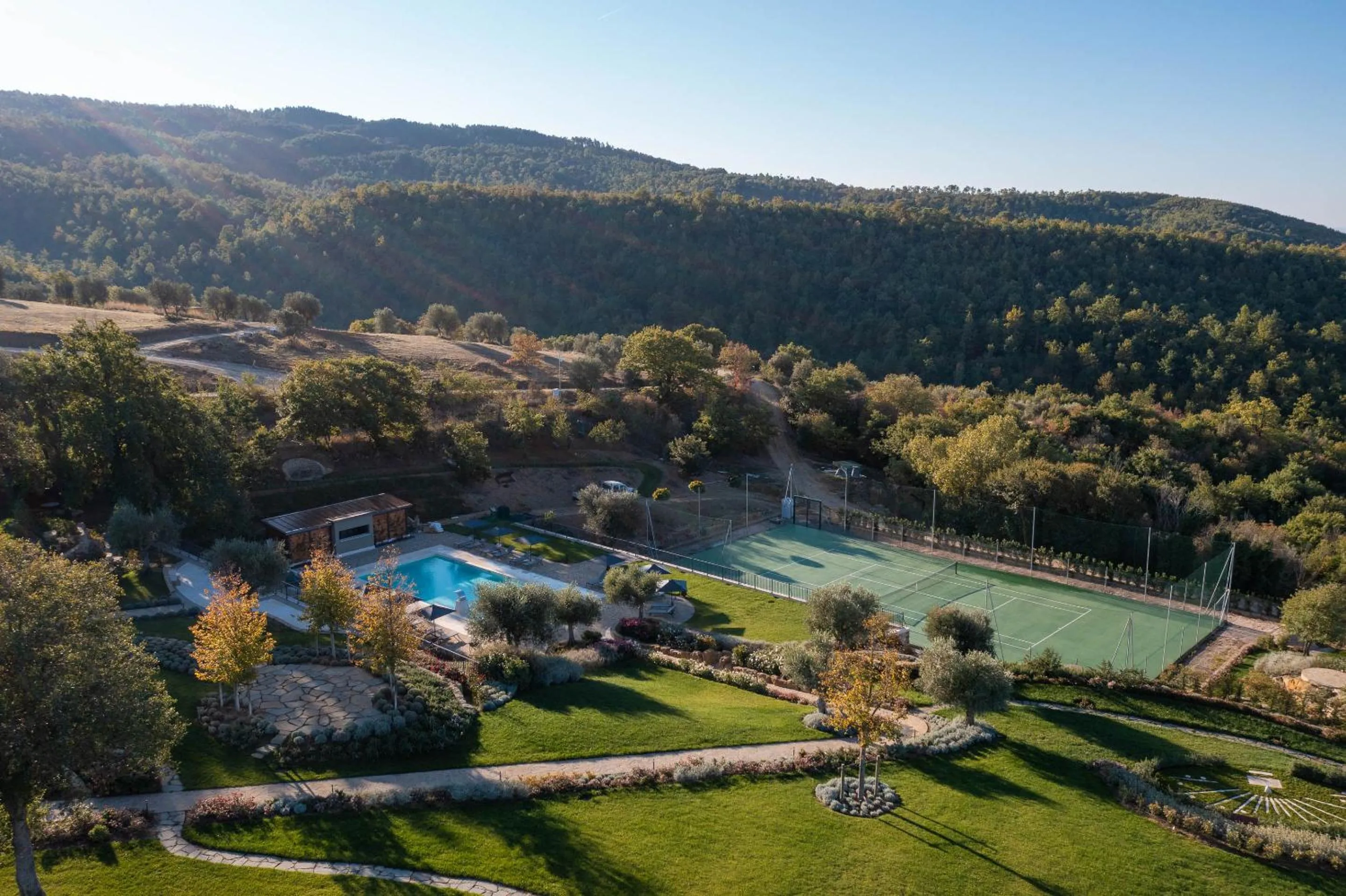 Bird's eye view in I Borghi dell'Eremo
