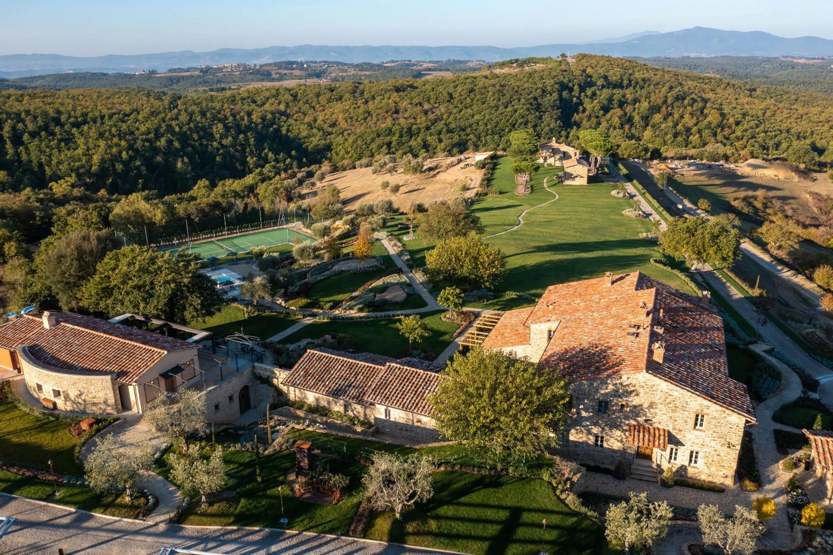 Bird's eye view in I Borghi dell'Eremo