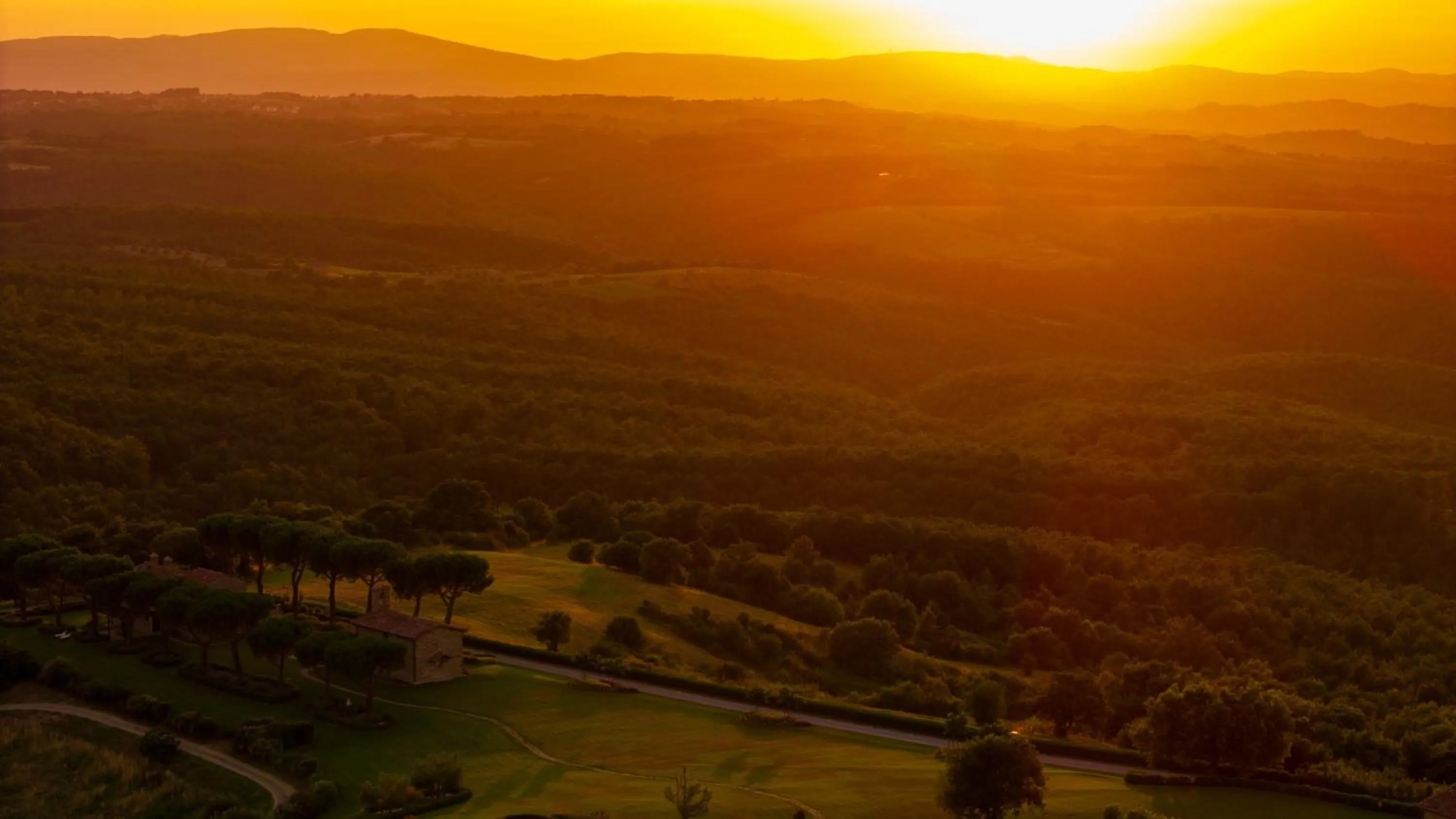 Bird's eye view in I Borghi dell'Eremo