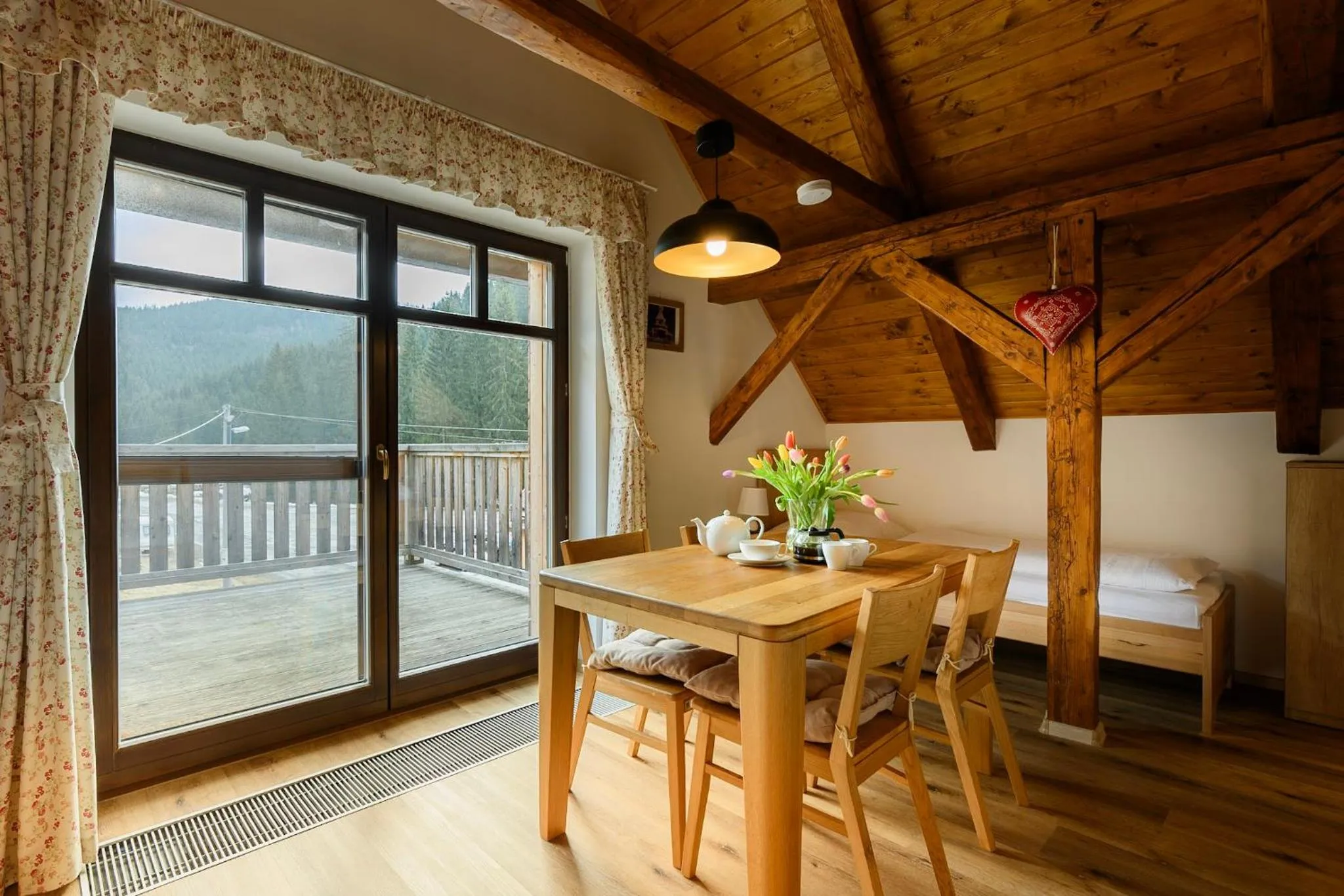 Natural landscape in Apartmány Mezivodí