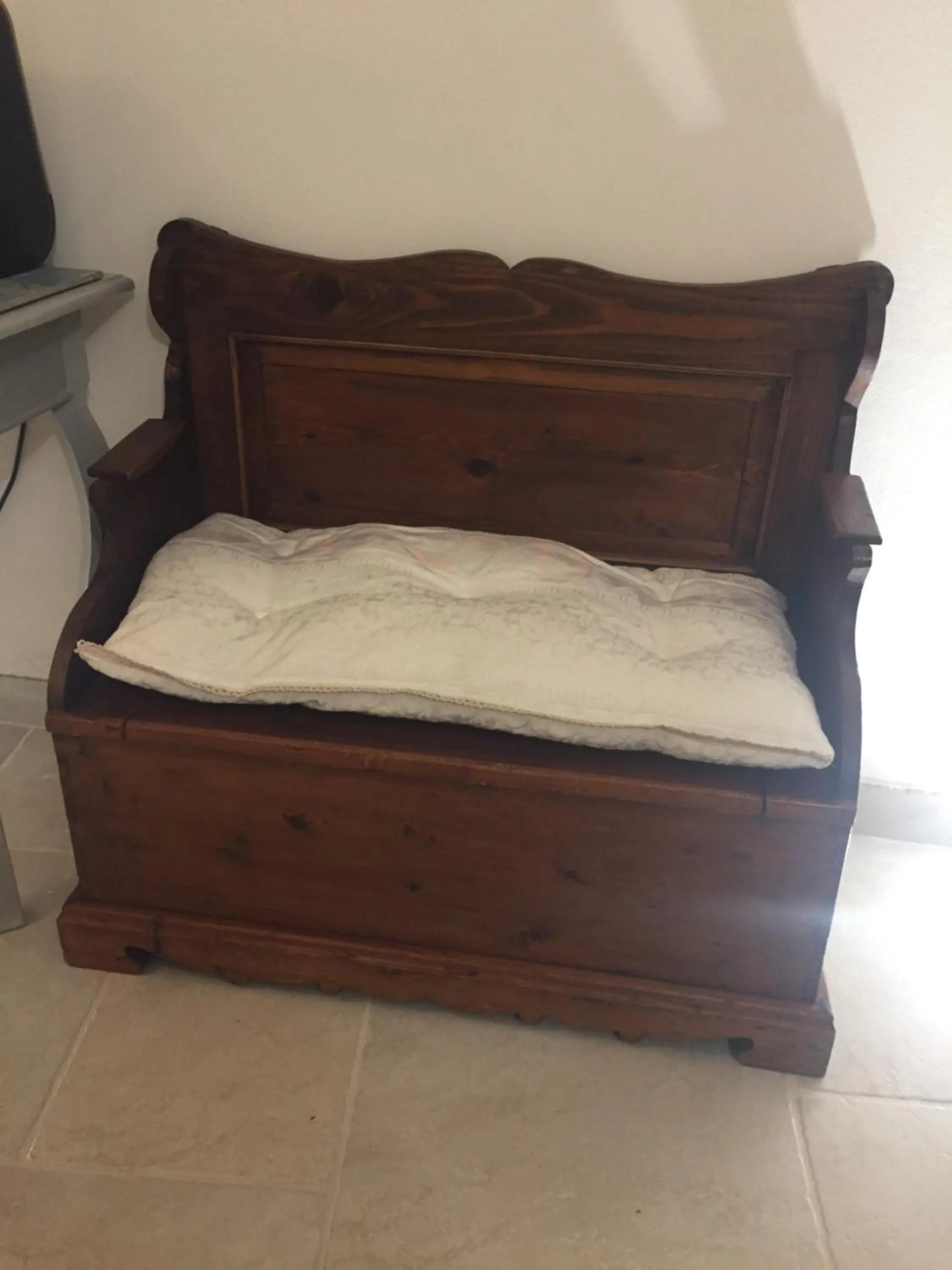 Communal lounge/ TV room, Bed in La Casetta di Greta