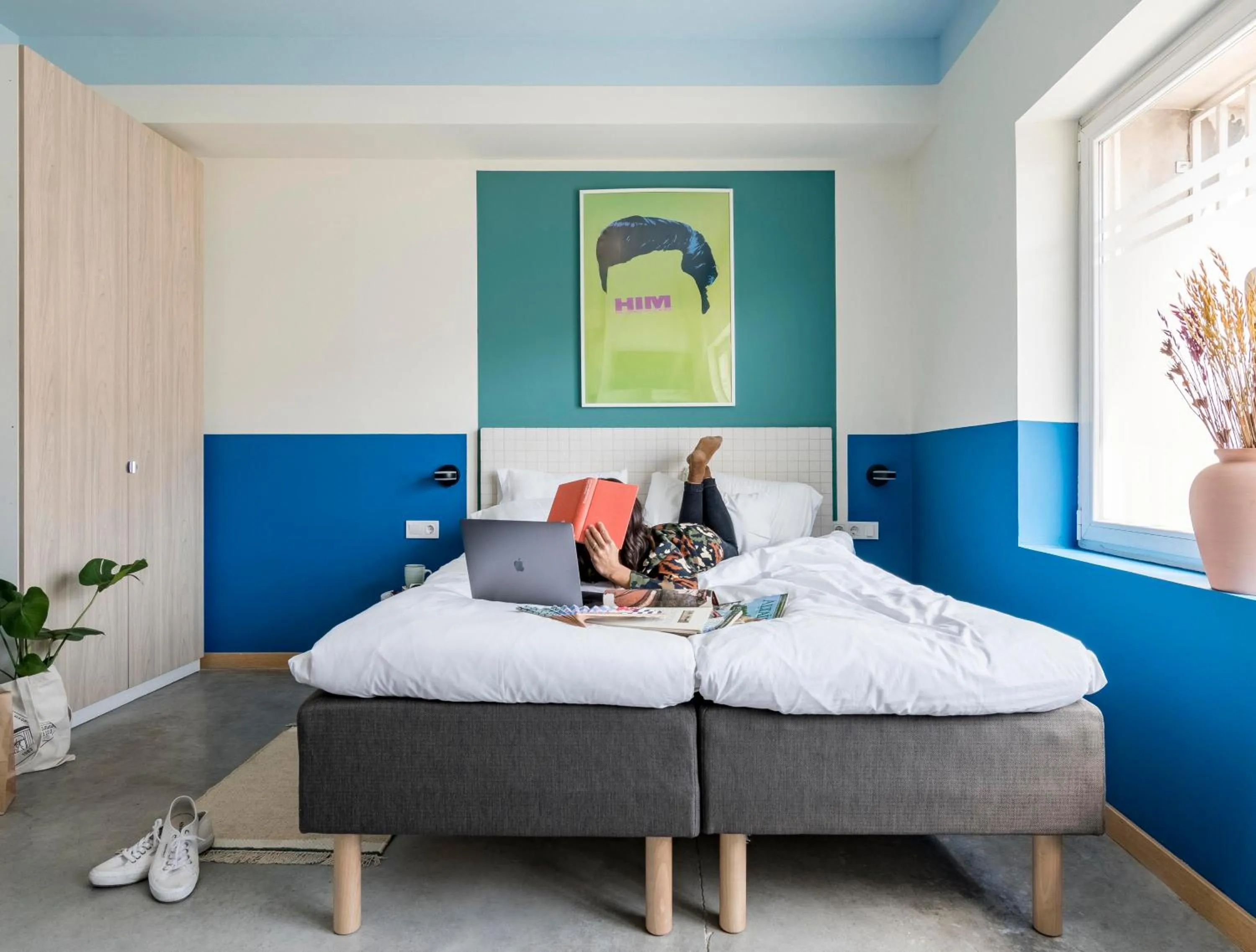 Bedroom, Bed in Bob W Madrid Chueca