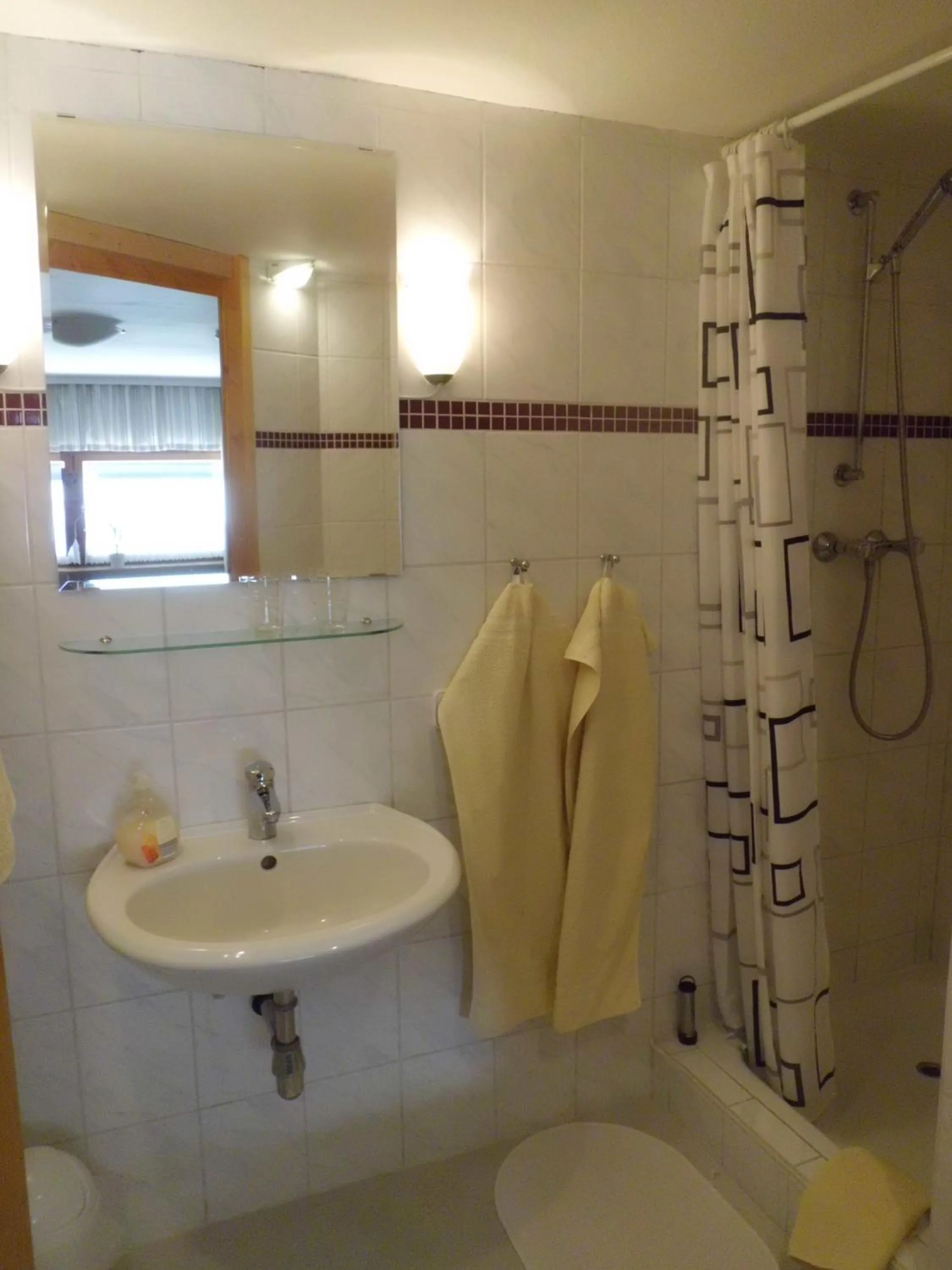 Bathroom in Pension Wiesengrund