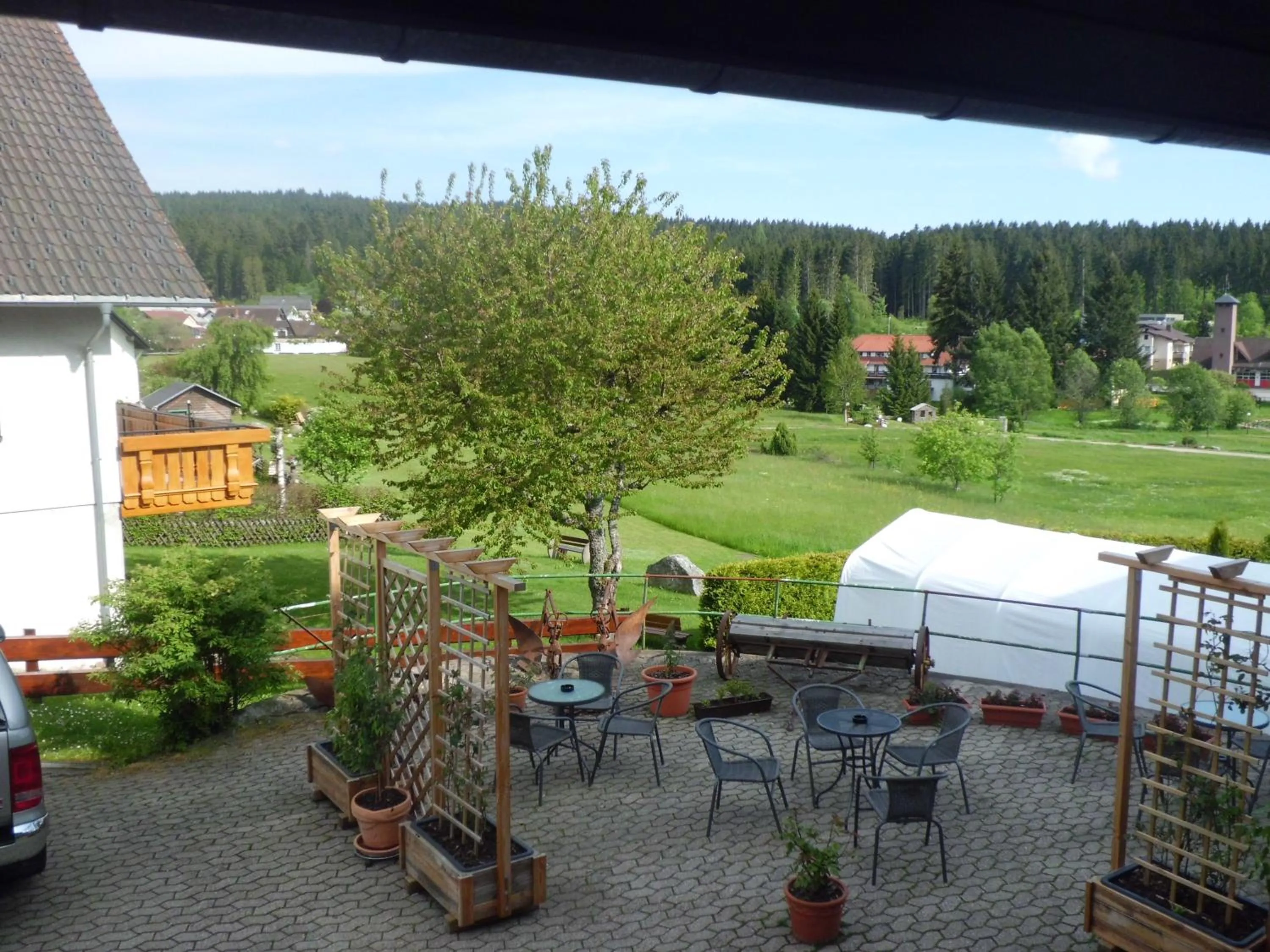 Garden in Pension Wiesengrund