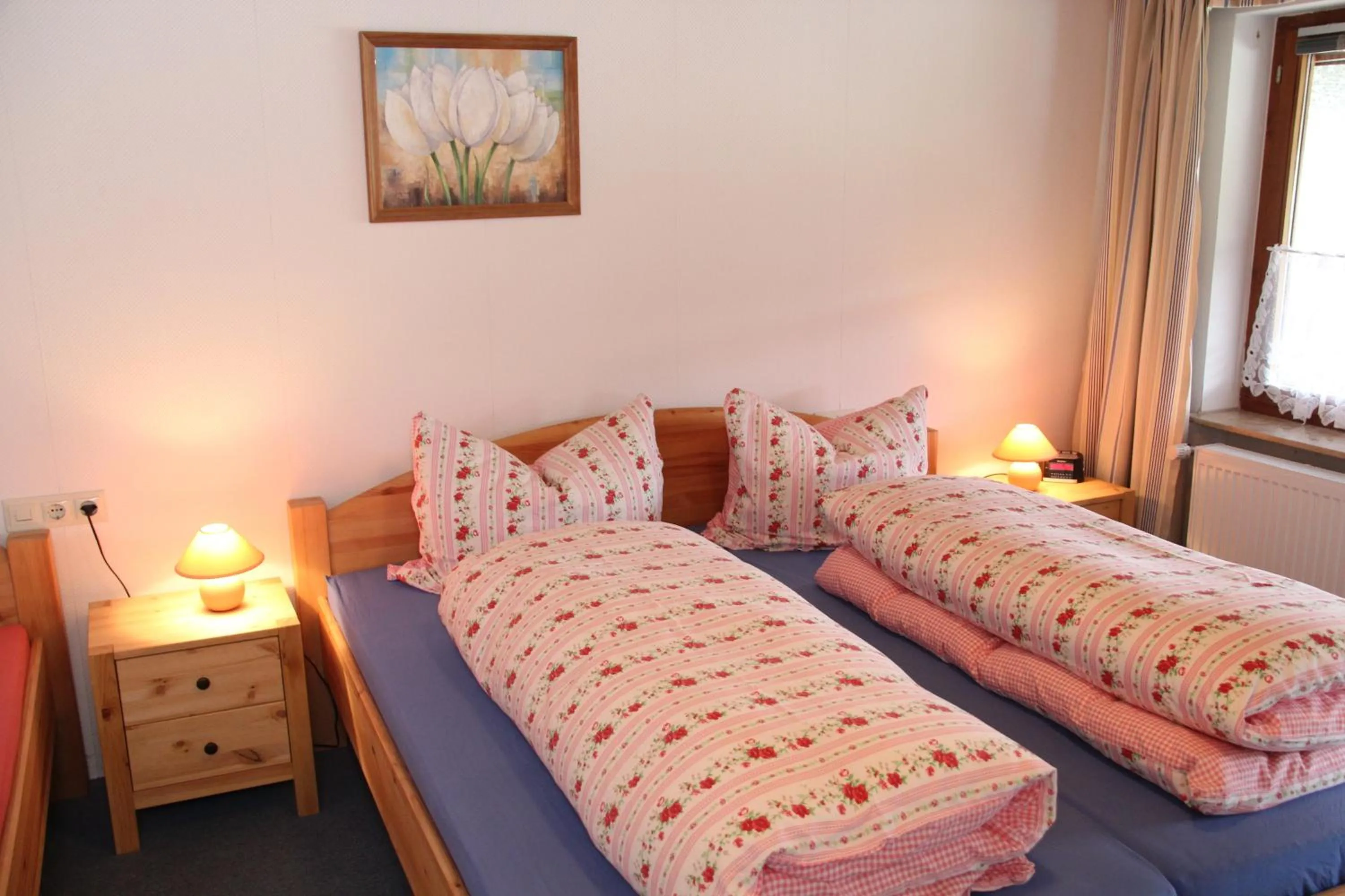 Bed in Pension Wiesengrund